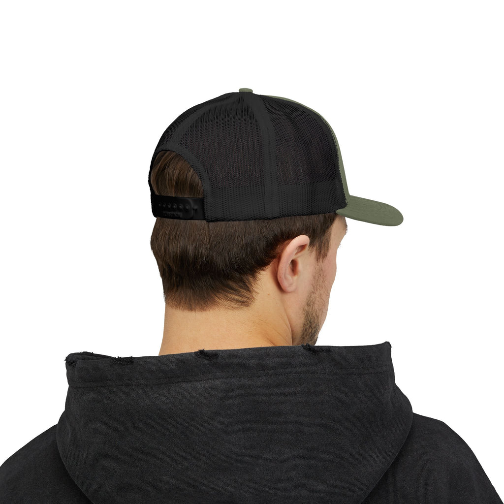 Trucker Cap — "No One Cares!" Embroidered Mesh Snapback
