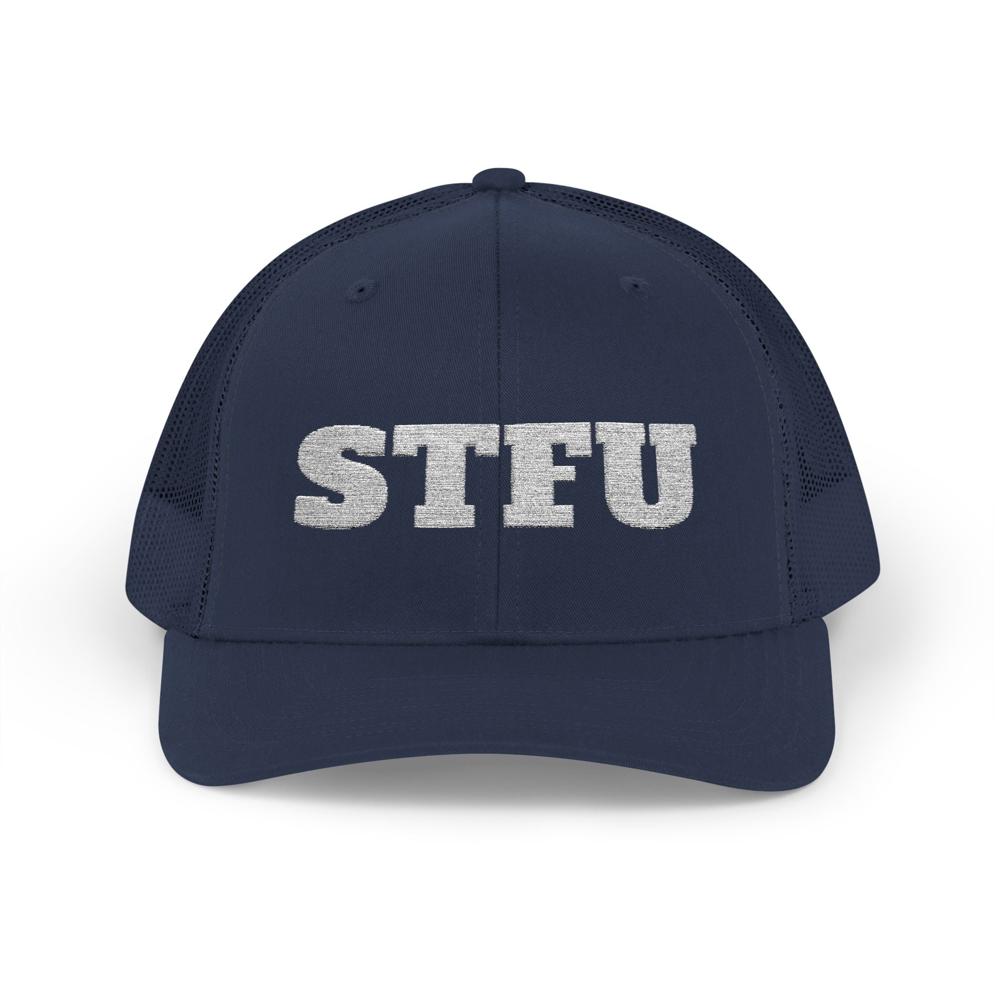 STFU Trucker Cap — Embroidered Snapback Hat