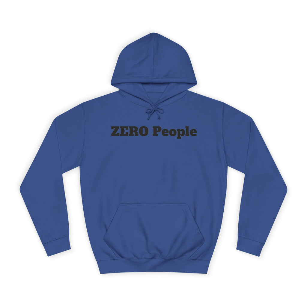 ZERO People Hoodie — Minimalist Statement Pullover