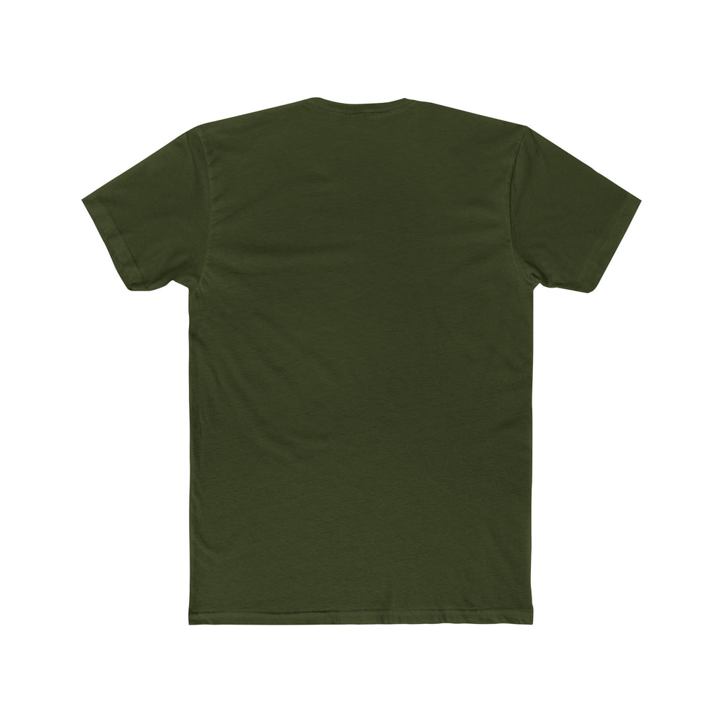 Minimalist Text Tee — “And because peace affects doesn’t mean I’m running” Crew