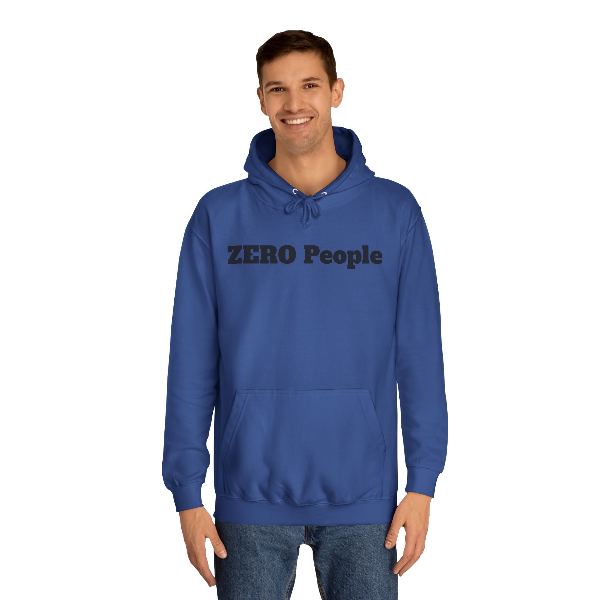 ZERO People Hoodie — Minimalist Statement Pullover