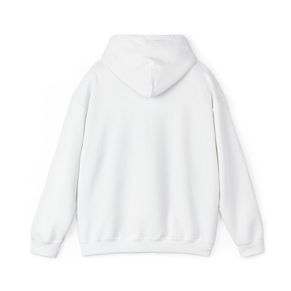 Hoodie "Say It Baby Sexy" Circular Text Graphic – Minimal White Pullover