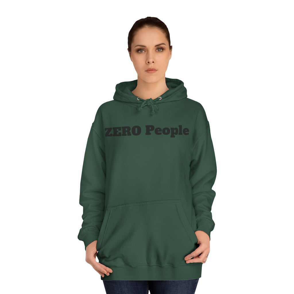 ZERO People Hoodie — Minimalist Statement Pullover