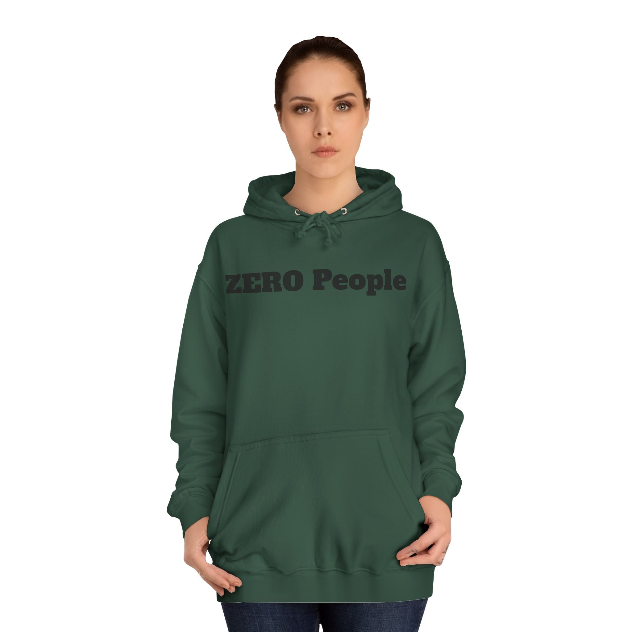 ZERO People Hoodie — Minimalist Statement Pullover