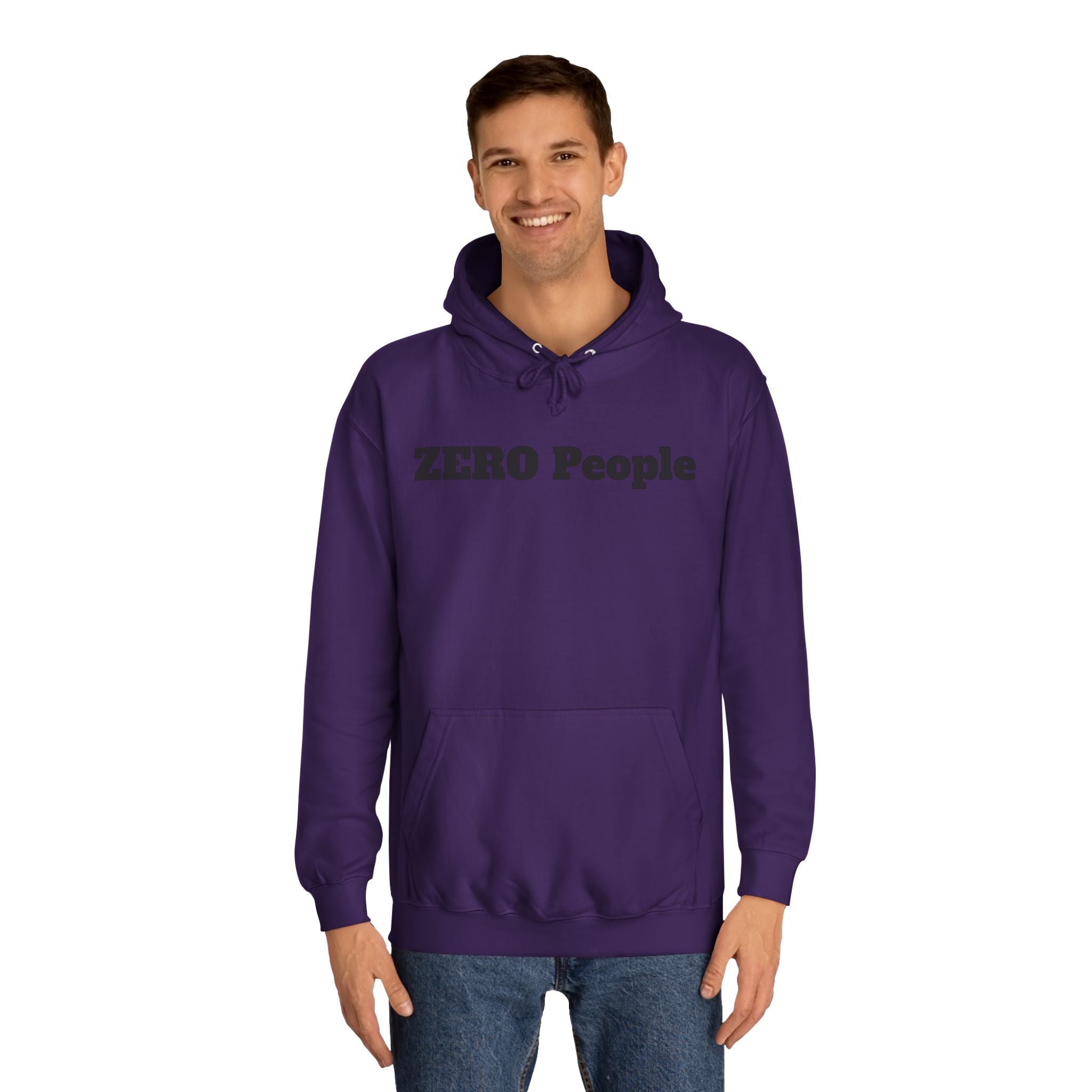 ZERO People Hoodie — Minimalist Statement Pullover