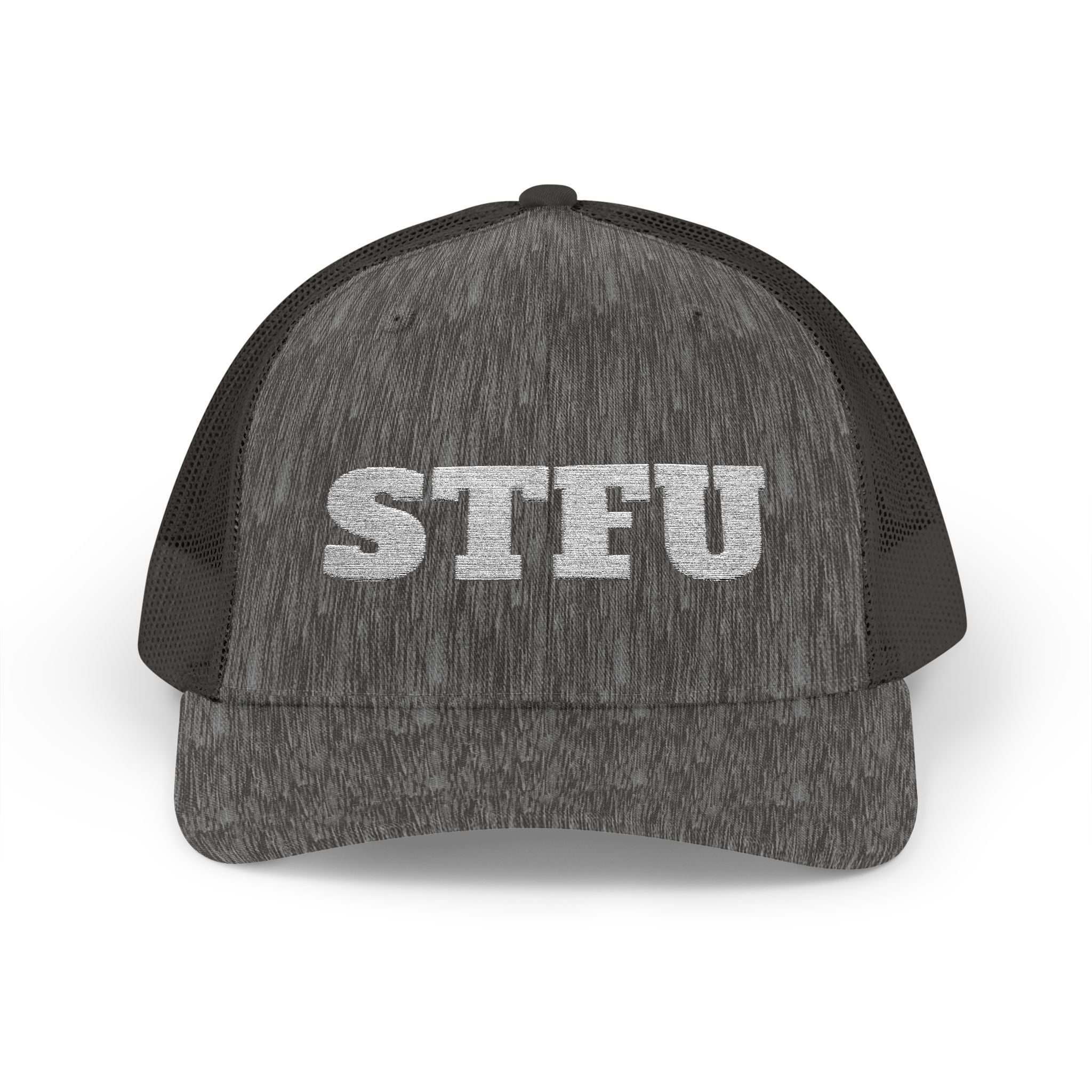 STFU Trucker Cap — Embroidered Snapback Hat
