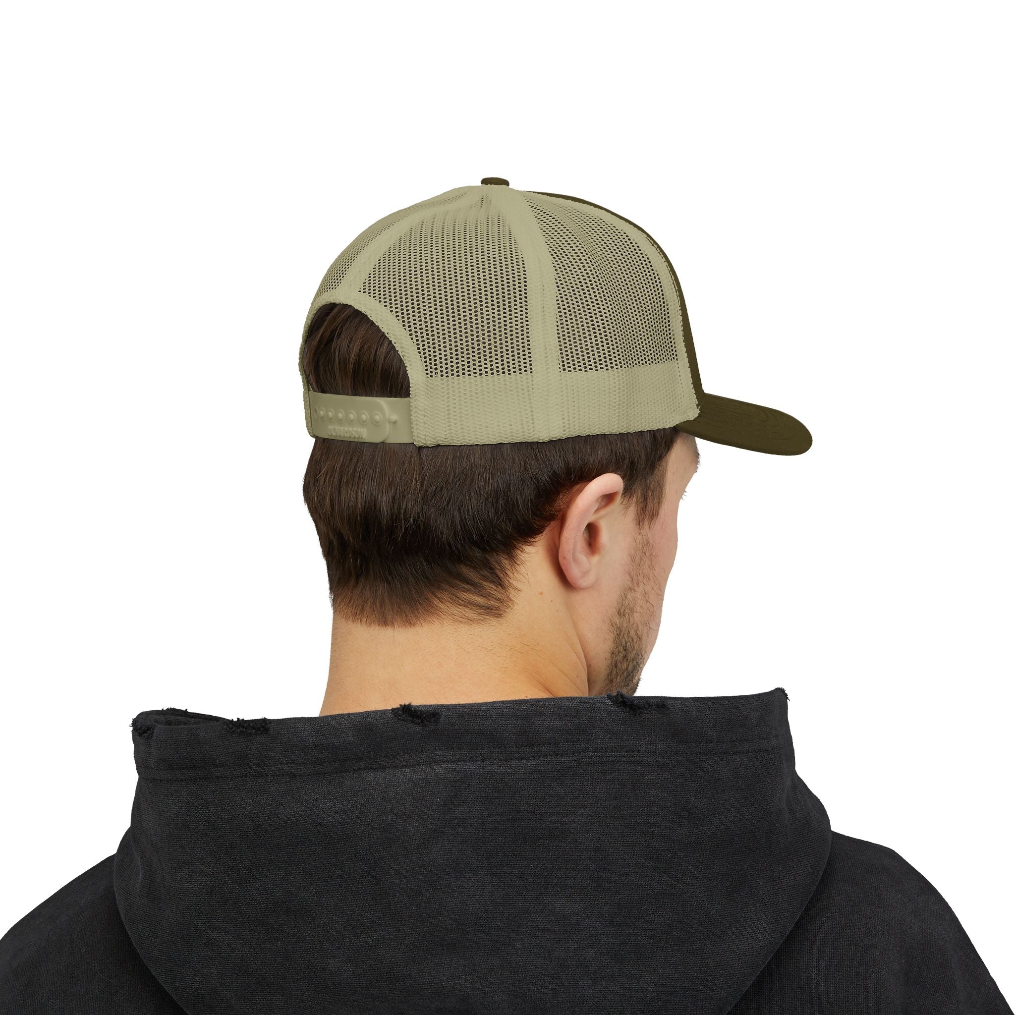 Trucker Cap — "No One Cares!" Embroidered Mesh Snapback