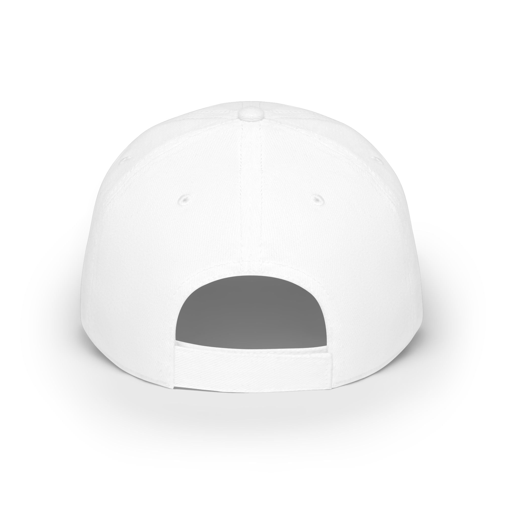 Low Profile Baseball Cap — "Say It Back" Circular Text Embroidered Logo