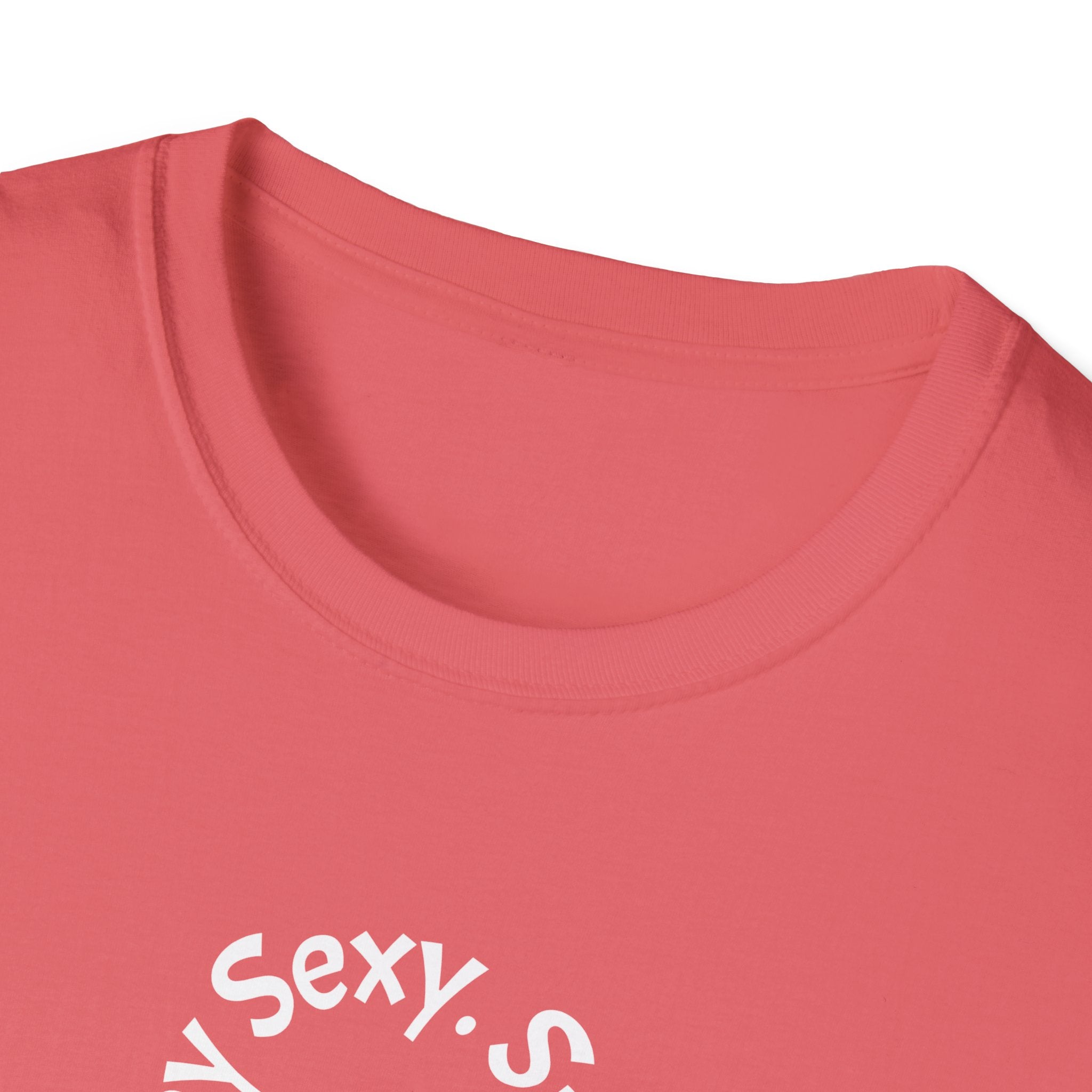 Sexy, Say It Back T-Shirt | Minimal Circular Text Tee