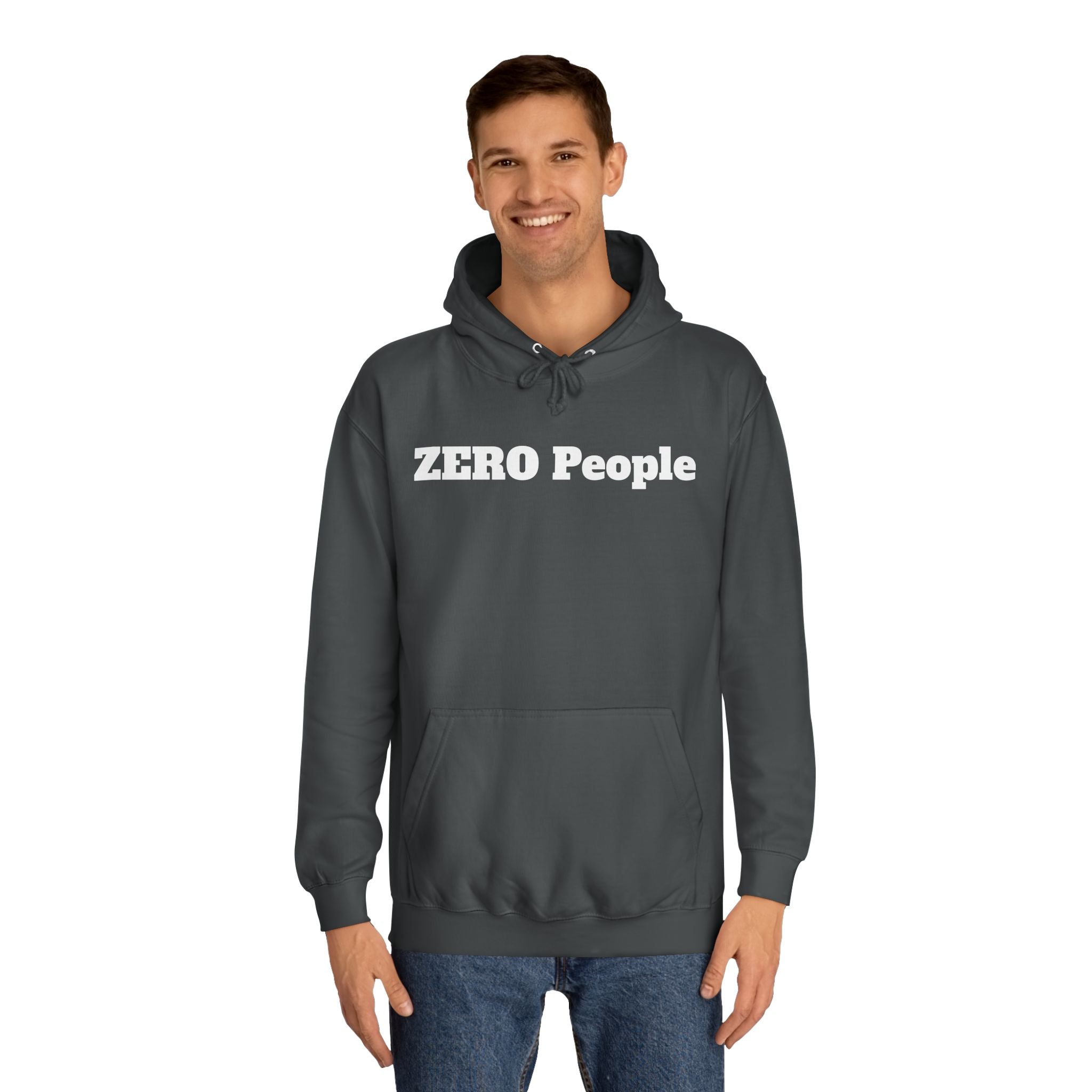 Copy of ZERO People Hoodie — Minimalist Statement Pullover