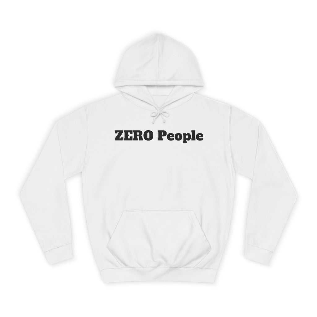 ZERO People Hoodie — Minimalist Statement Pullover