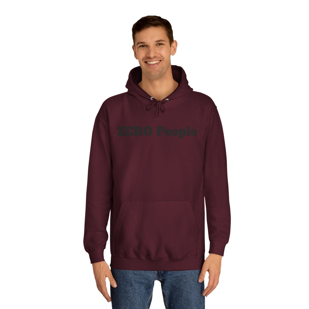 ZERO People Hoodie — Minimalist Statement Pullover