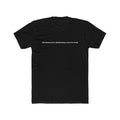 Minimalist Text Tee — “And because peace affects doesn’t mean I’m running” Crew