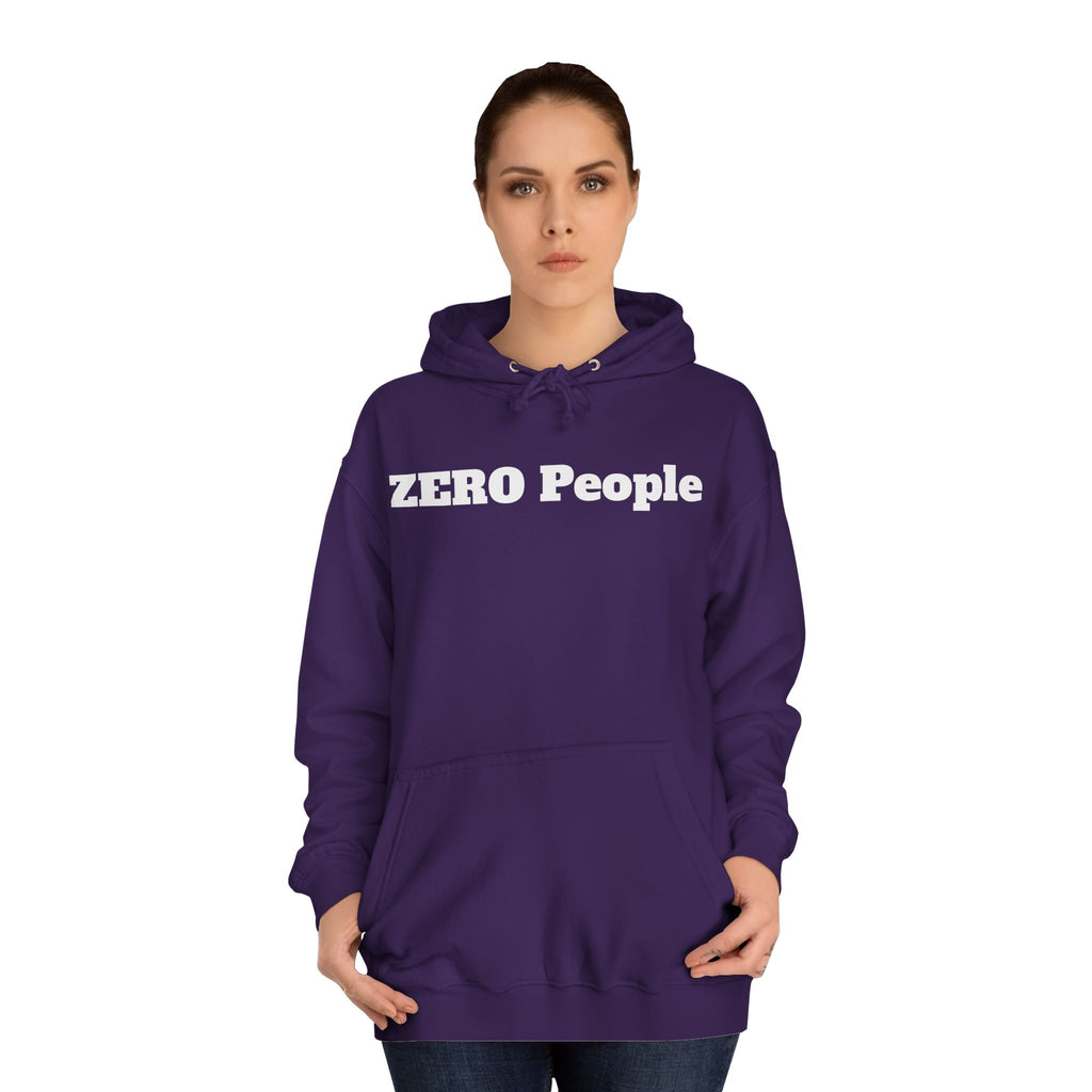 Copy of ZERO People Hoodie — Minimalist Statement Pullover
