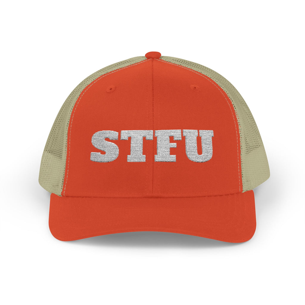 STFU Trucker Cap — Embroidered Snapback Hat