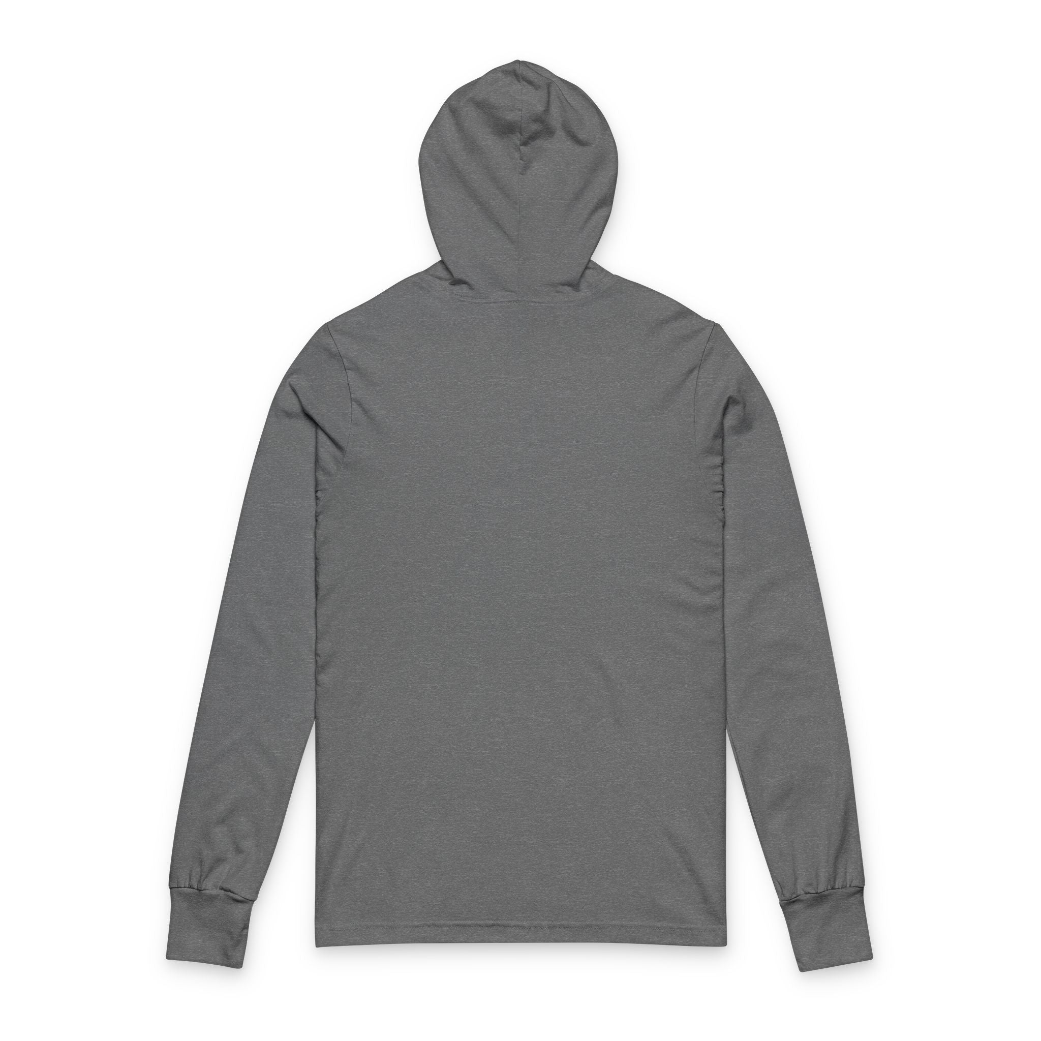 Solitude Hooded Long-Sleeve Tee — Minimal 'Solitude Over Crowds' Relaxed Hoodie Tee