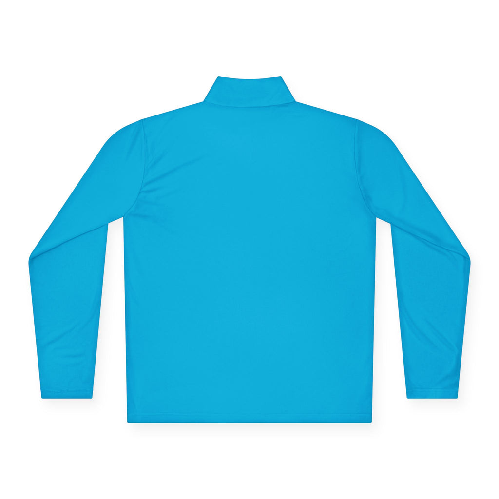 Sarcasm Club Quarter-Zip Pullover — Minimal Embroidered Chest Design