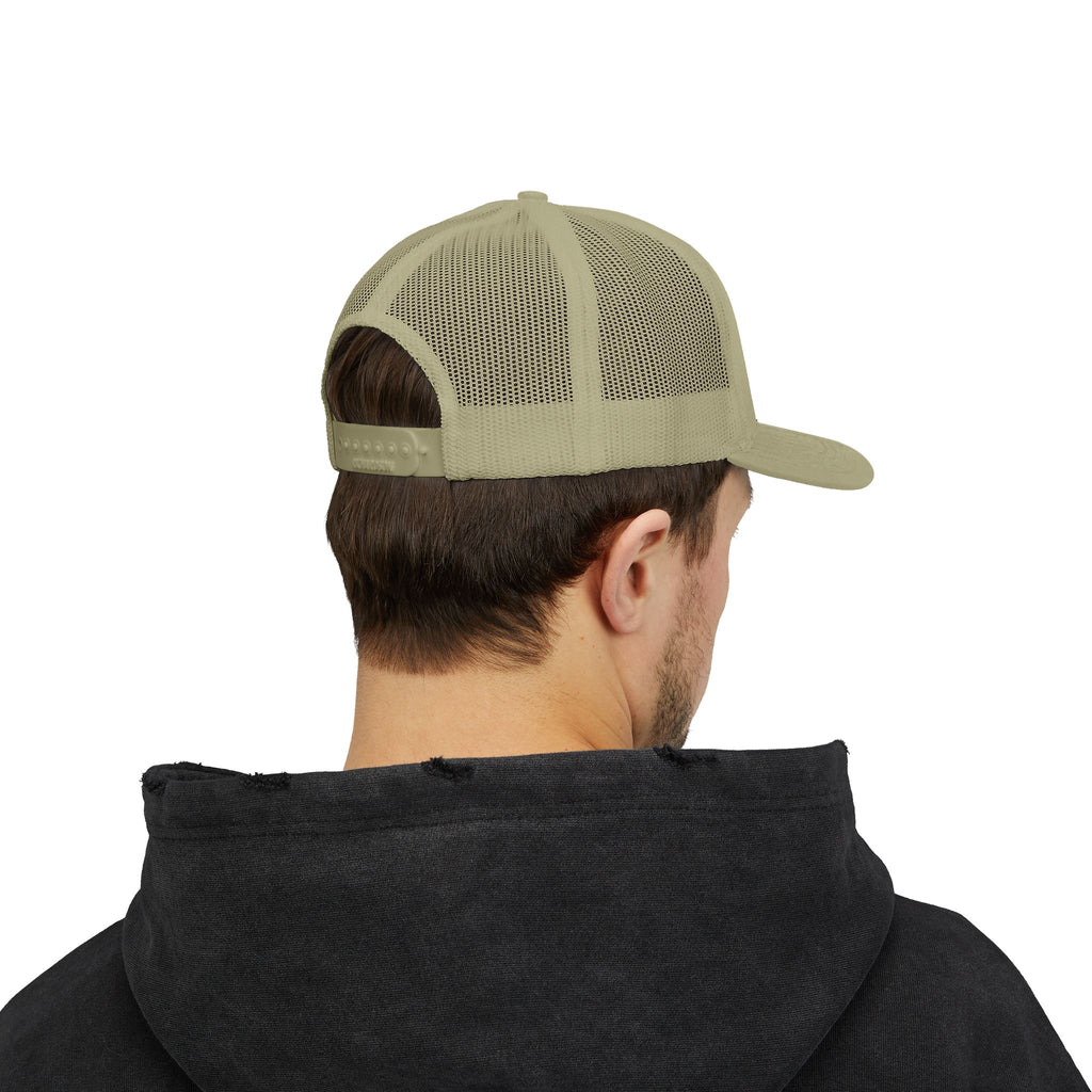 Trucker Cap — "No One Cares!" Embroidered Mesh Snapback