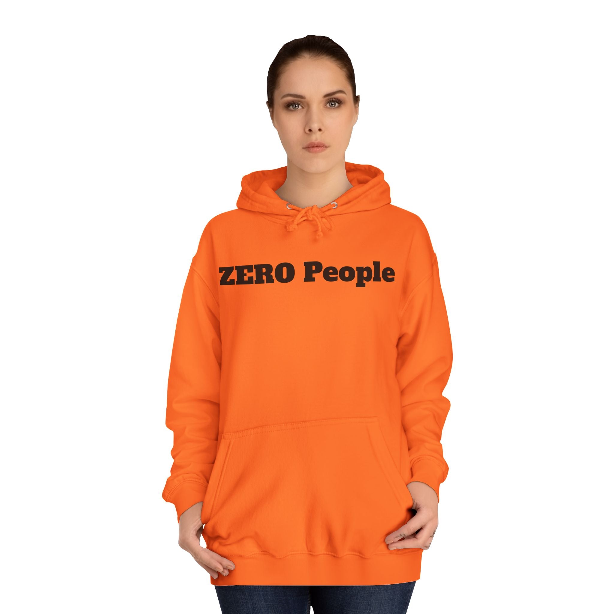 ZERO People Hoodie — Minimalist Statement Pullover