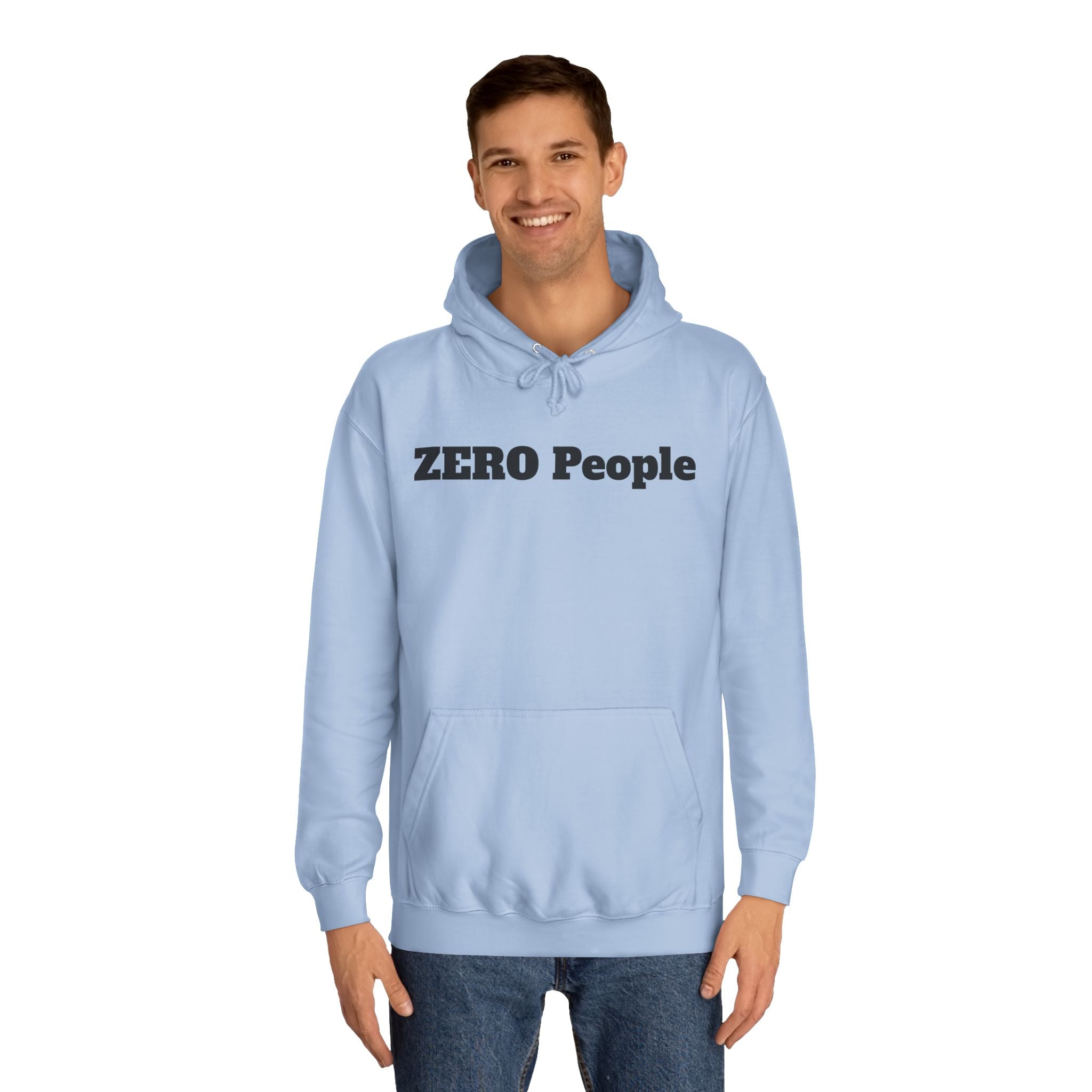 ZERO People Hoodie — Minimalist Statement Pullover