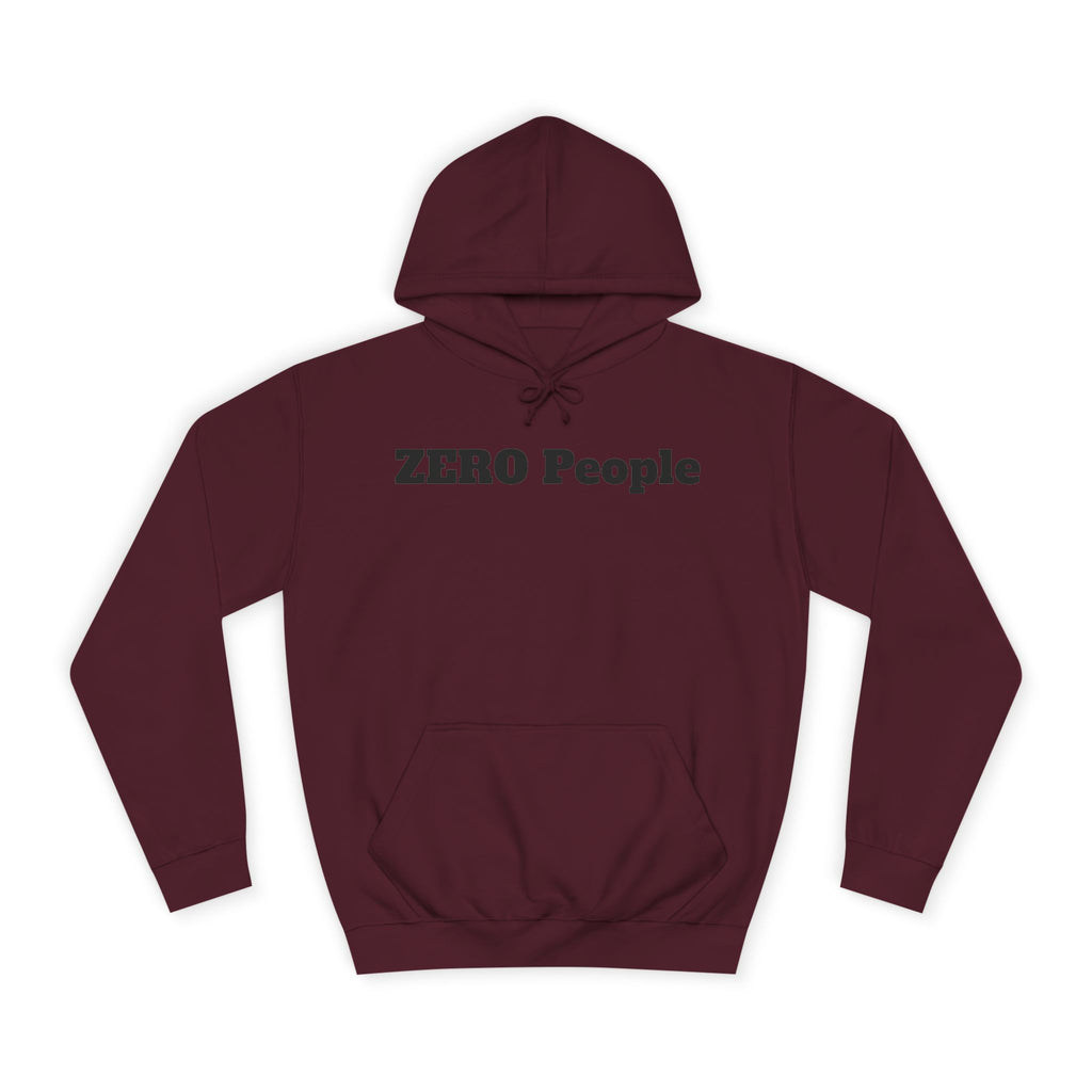 ZERO People Hoodie — Minimalist Statement Pullover