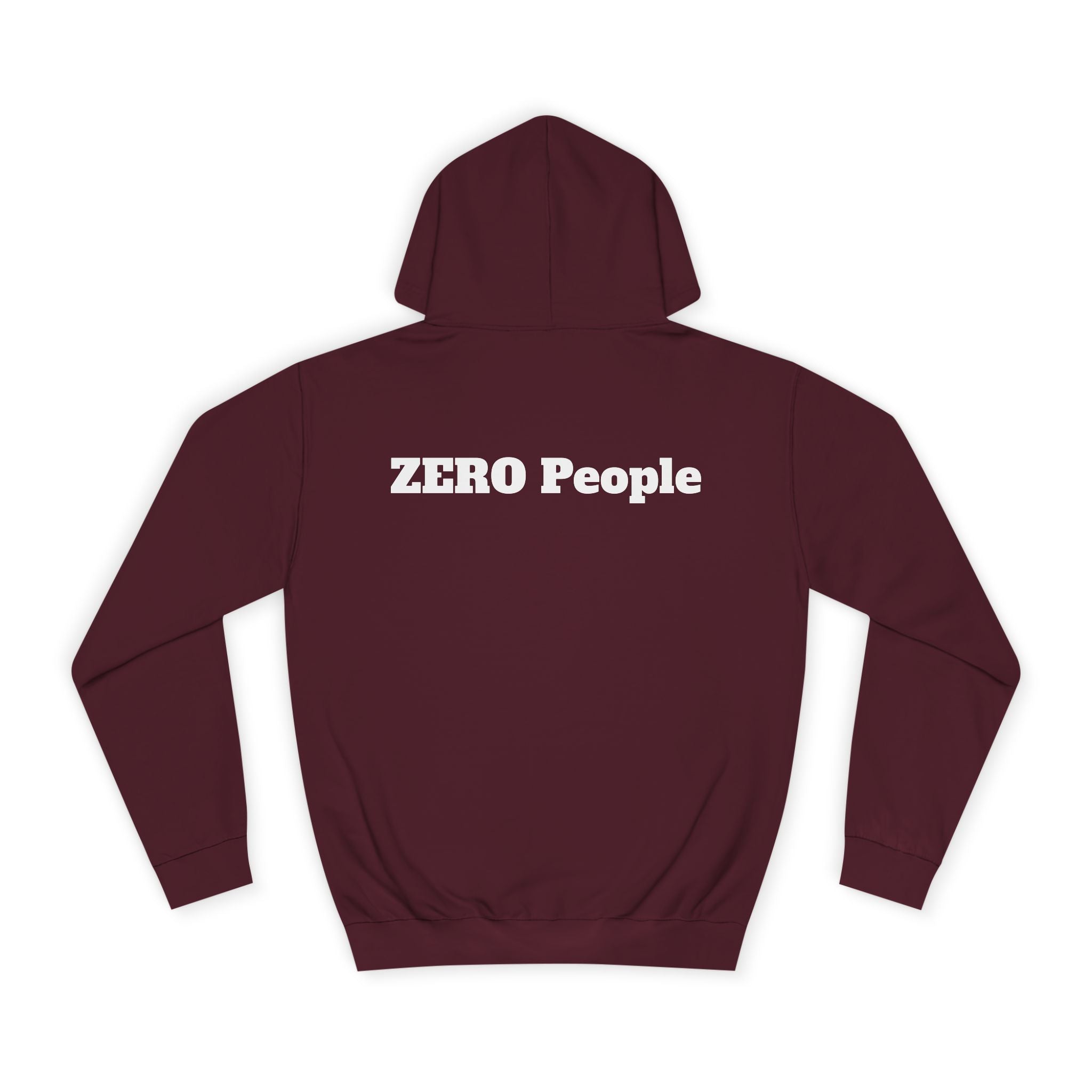 Copy of ZERO People Hoodie — Minimalist Statement Pullover