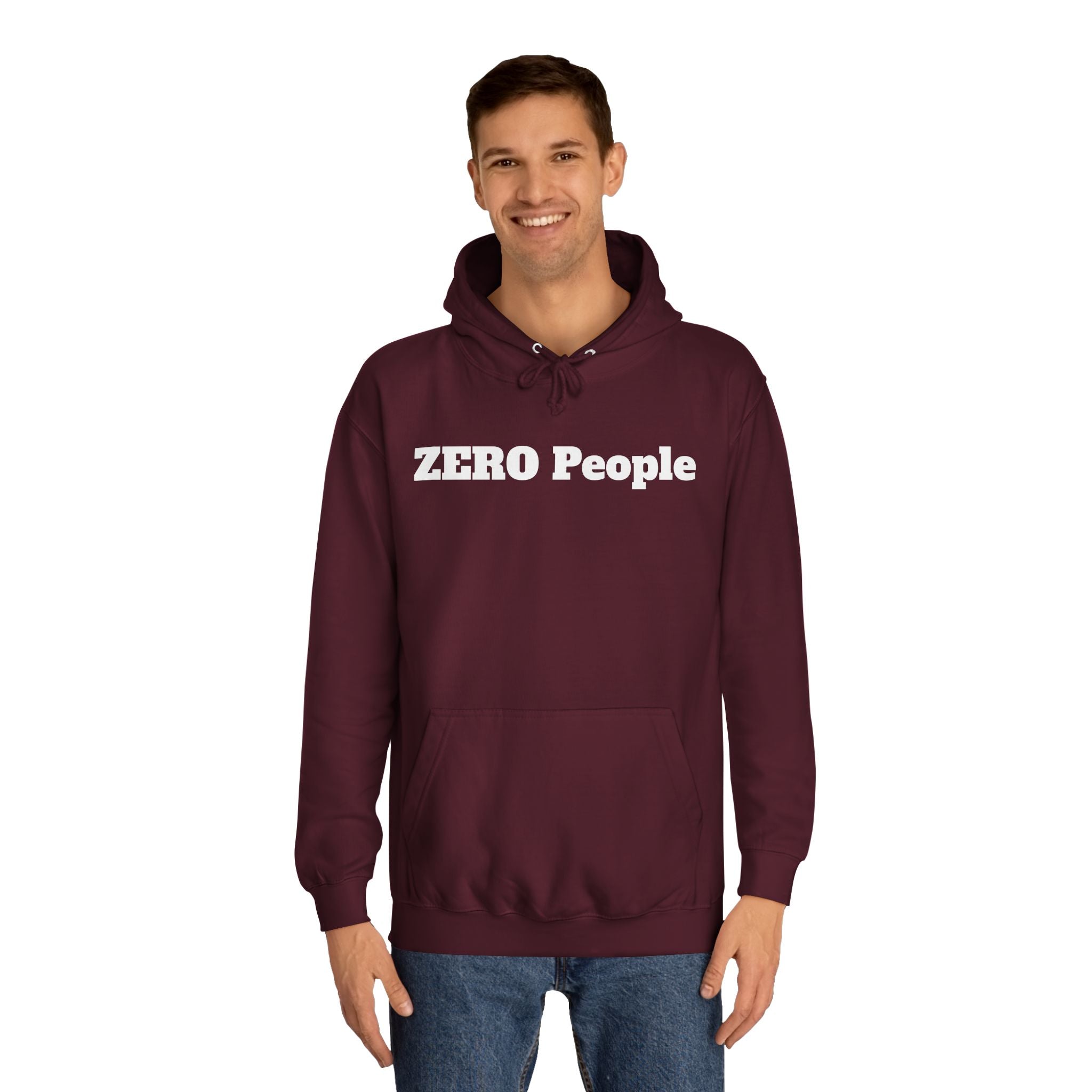 Copy of ZERO People Hoodie — Minimalist Statement Pullover