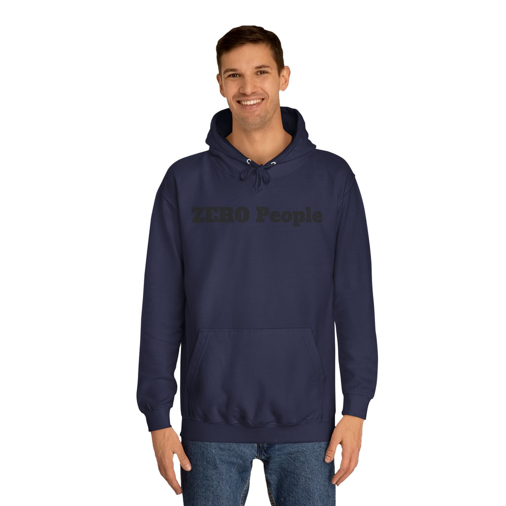 ZERO People Hoodie — Minimalist Statement Pullover