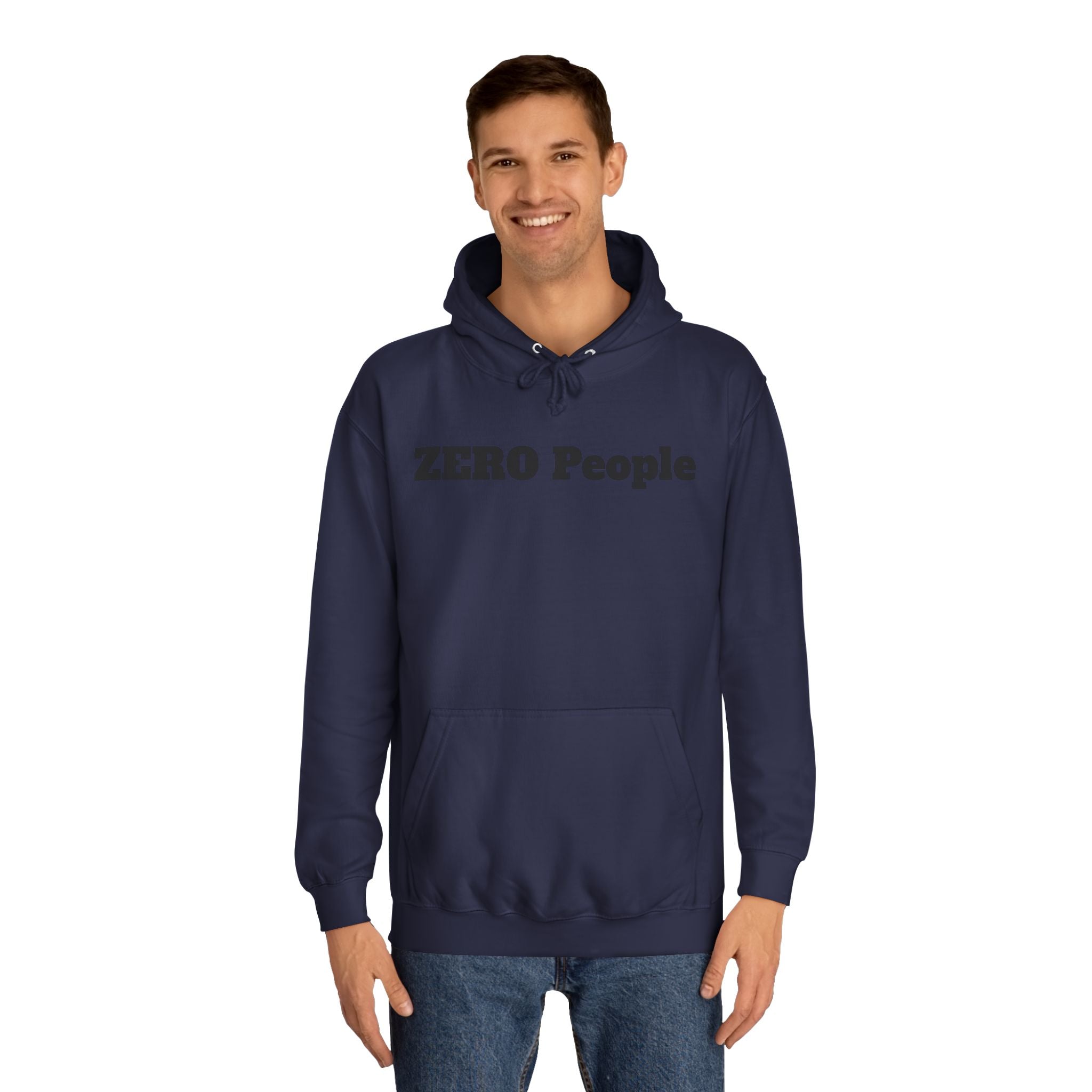 ZERO People Hoodie — Minimalist Statement Pullover