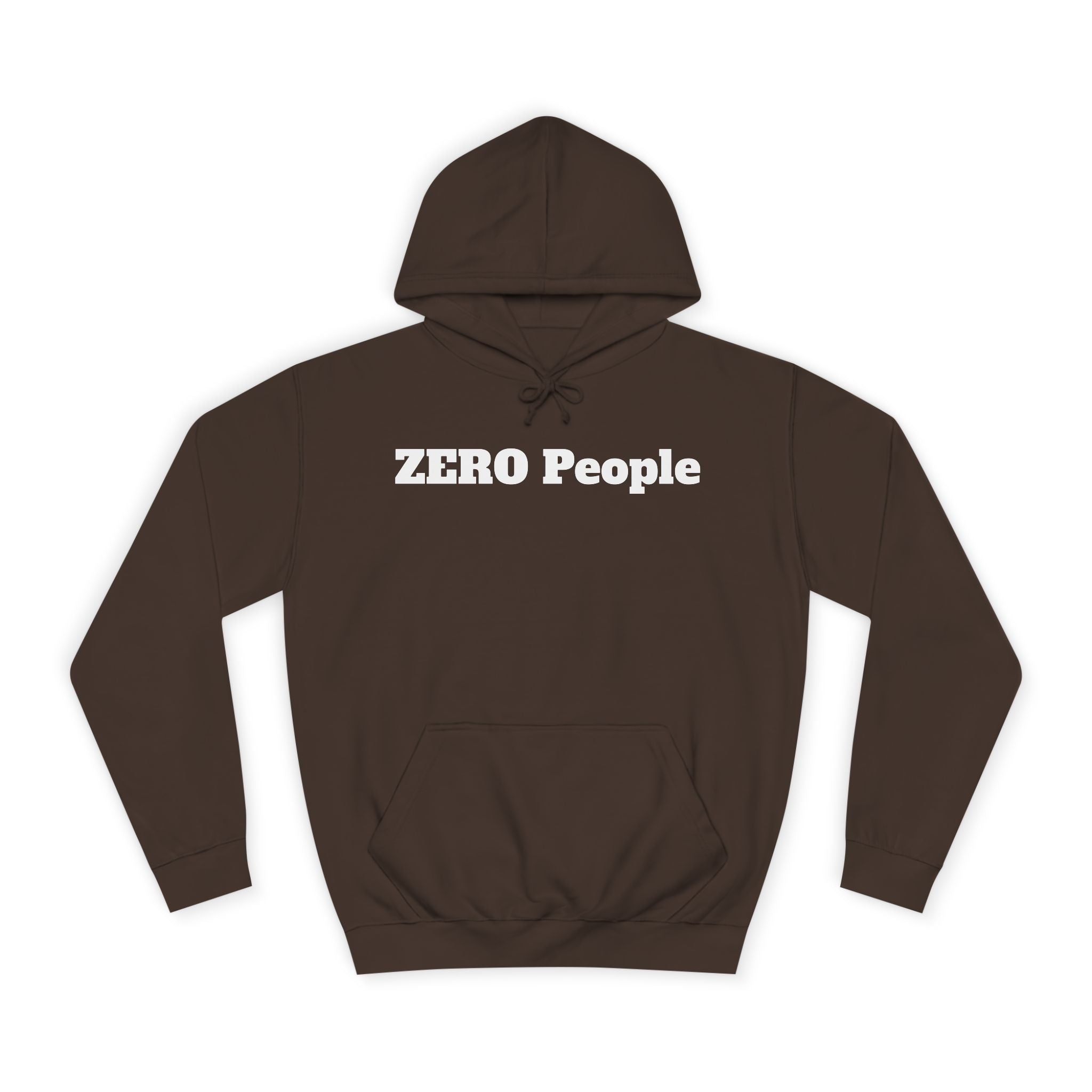 Copy of ZERO People Hoodie — Minimalist Statement Pullover