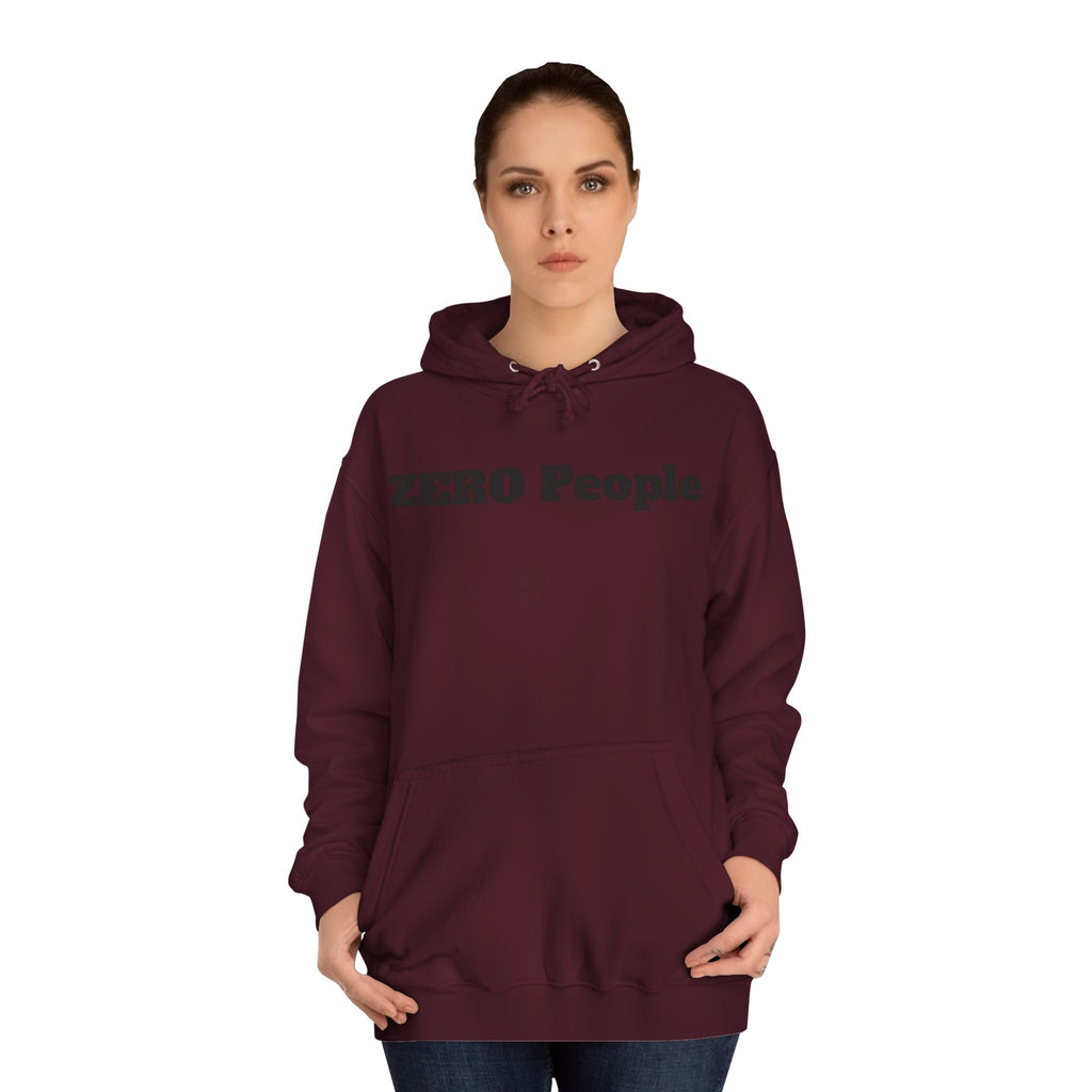 ZERO People Hoodie — Minimalist Statement Pullover