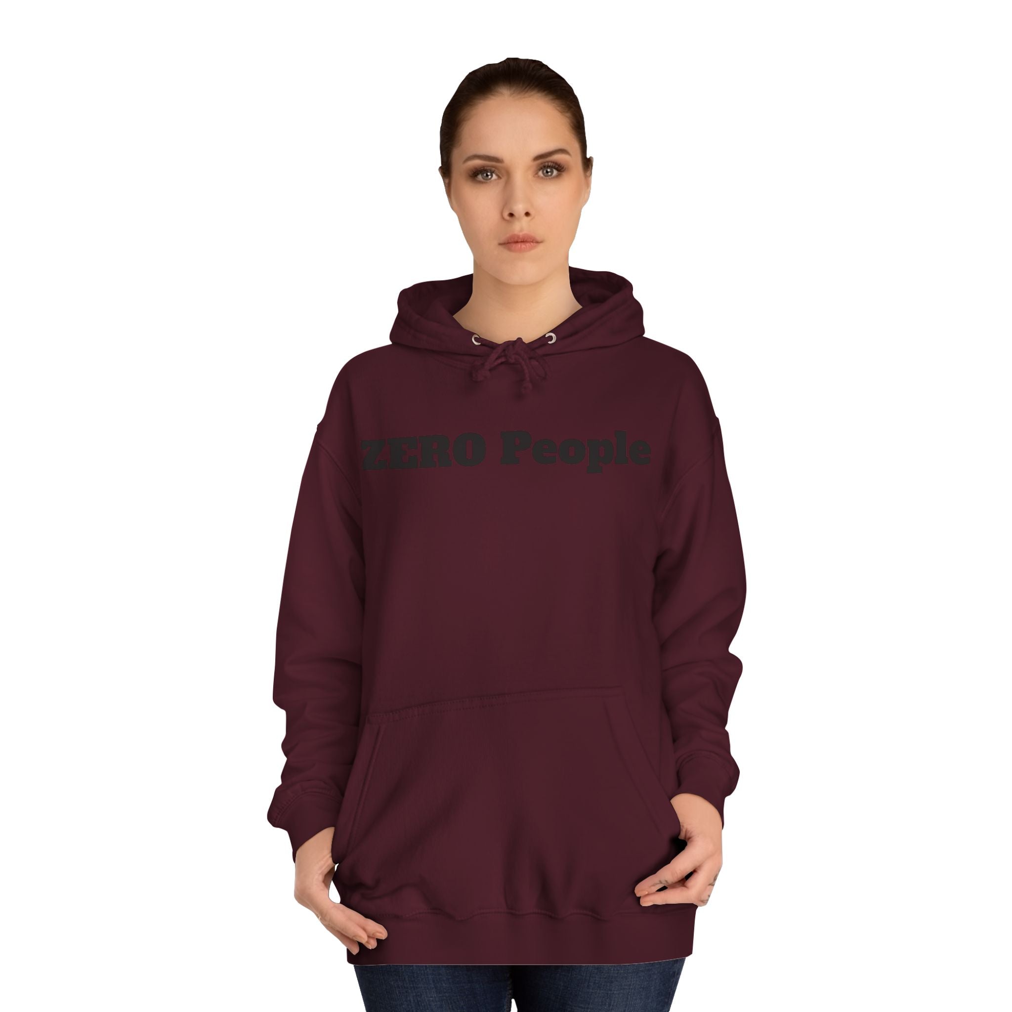 ZERO People Hoodie — Minimalist Statement Pullover