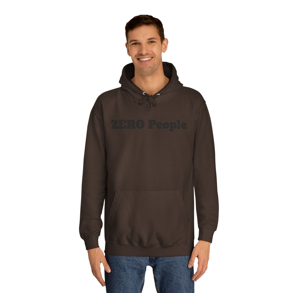 ZERO People Hoodie — Minimalist Statement Pullover
