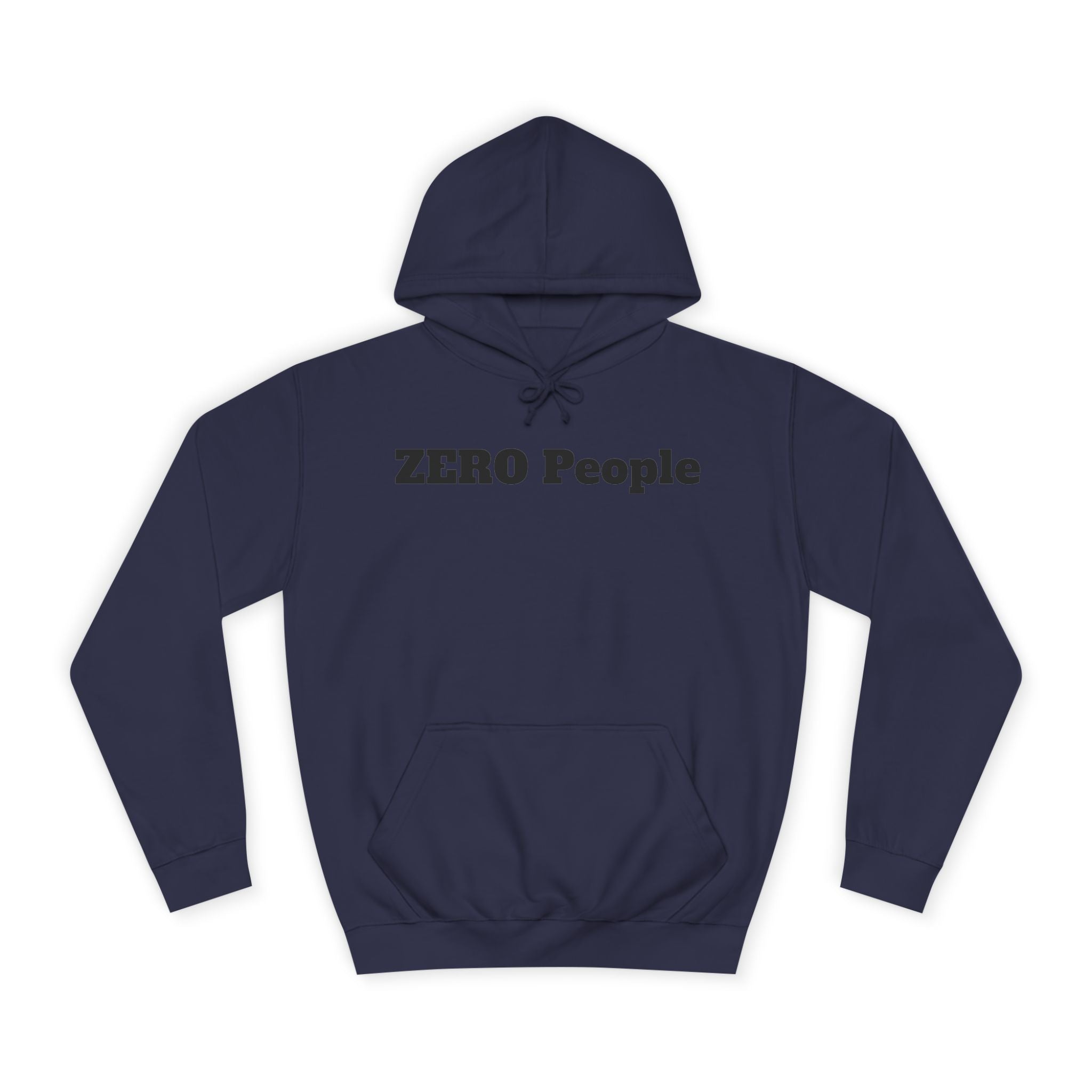 ZERO People Hoodie — Minimalist Statement Pullover