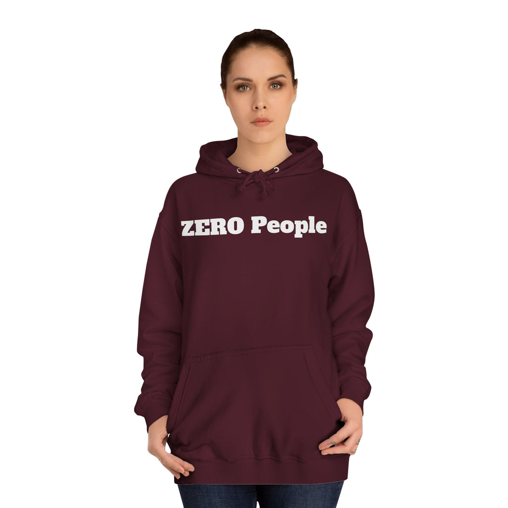 Copy of ZERO People Hoodie — Minimalist Statement Pullover