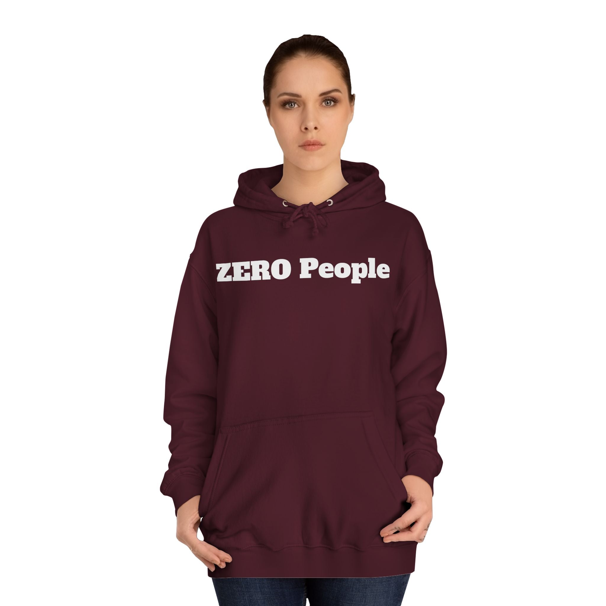 Copy of ZERO People Hoodie — Minimalist Statement Pullover