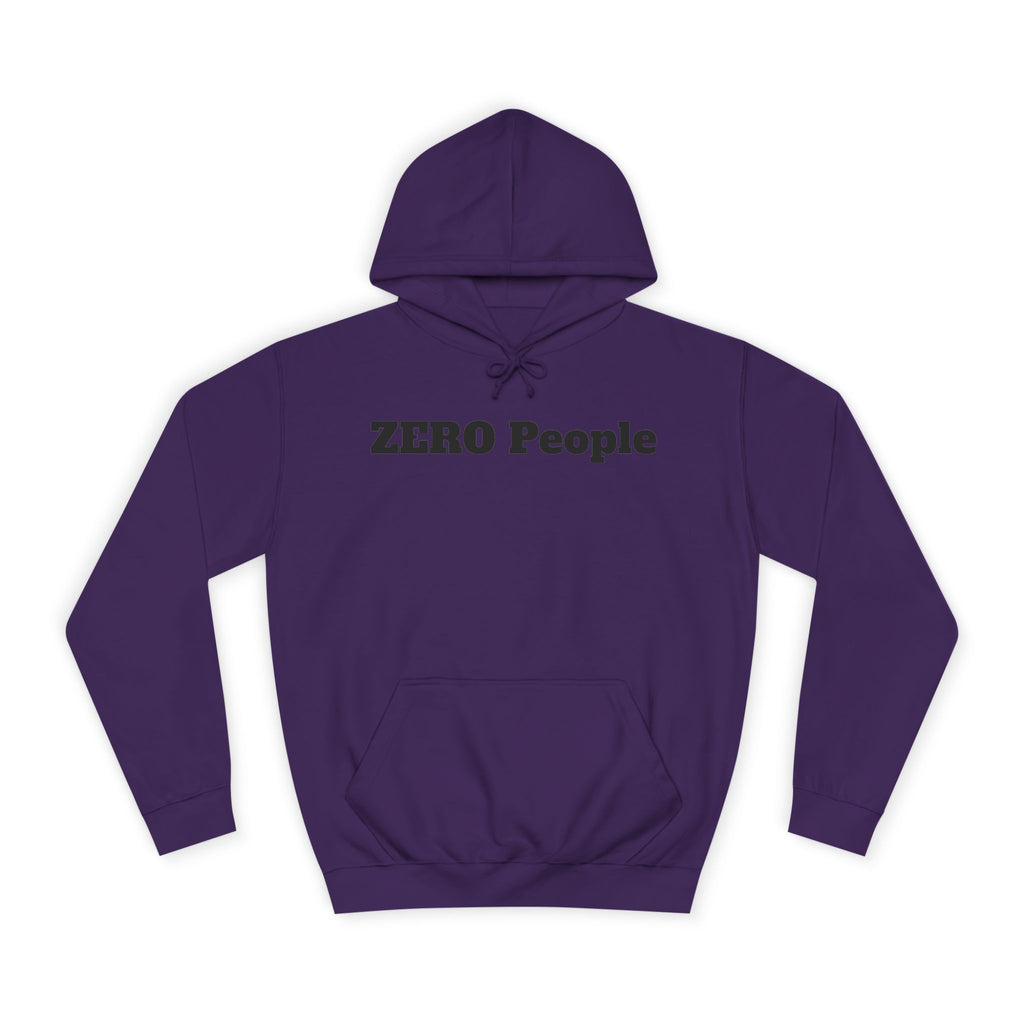 ZERO People Hoodie — Minimalist Statement Pullover