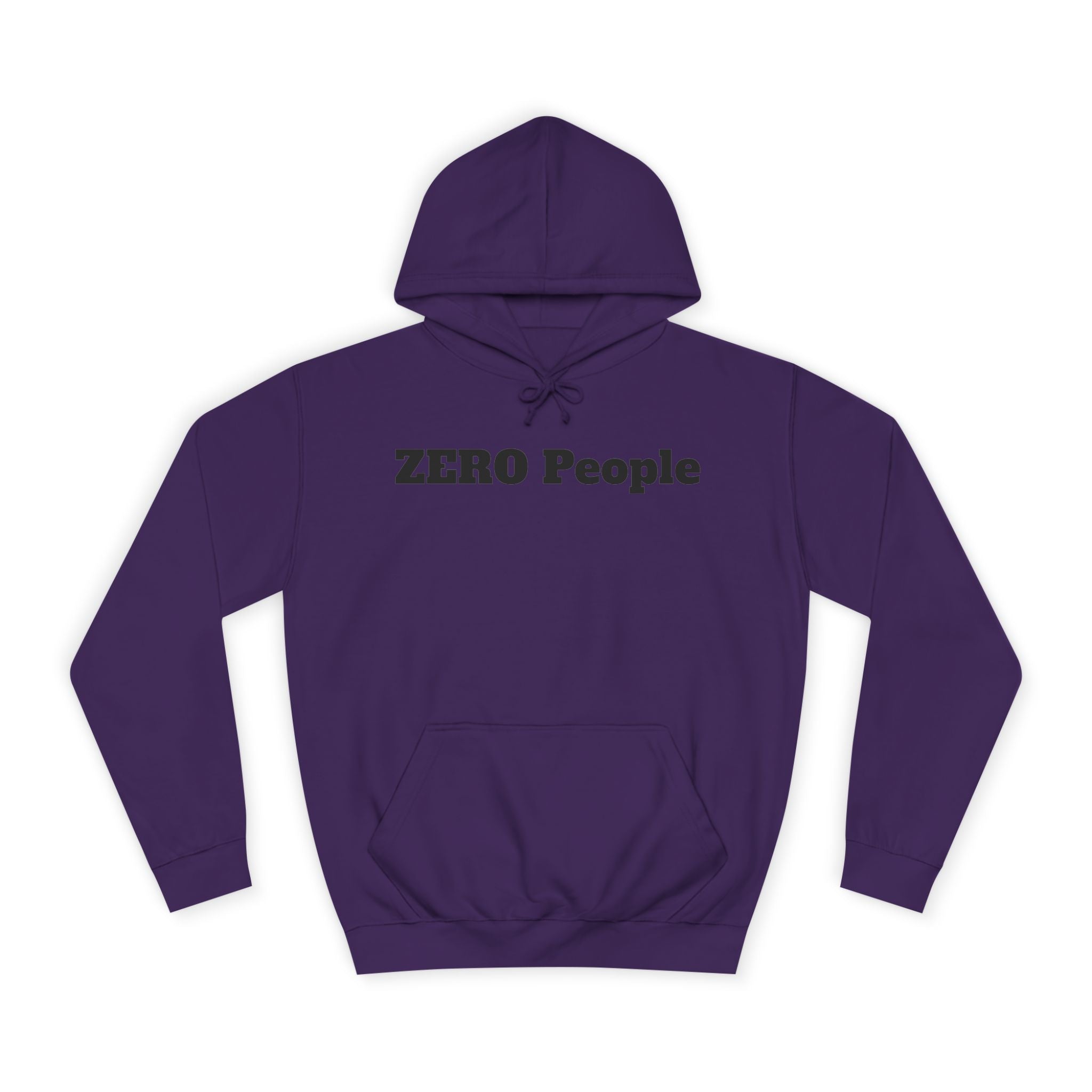 ZERO People Hoodie — Minimalist Statement Pullover
