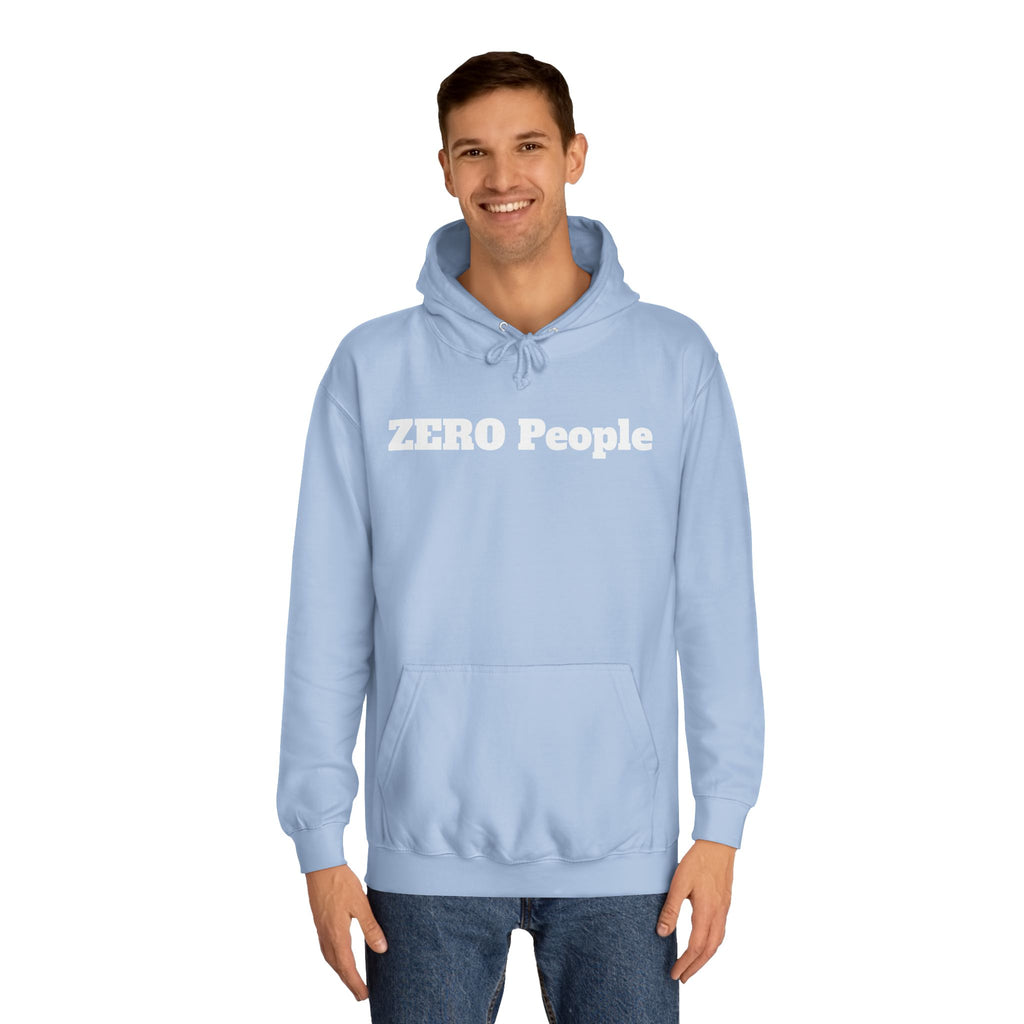 Copy of ZERO People Hoodie — Minimalist Statement Pullover