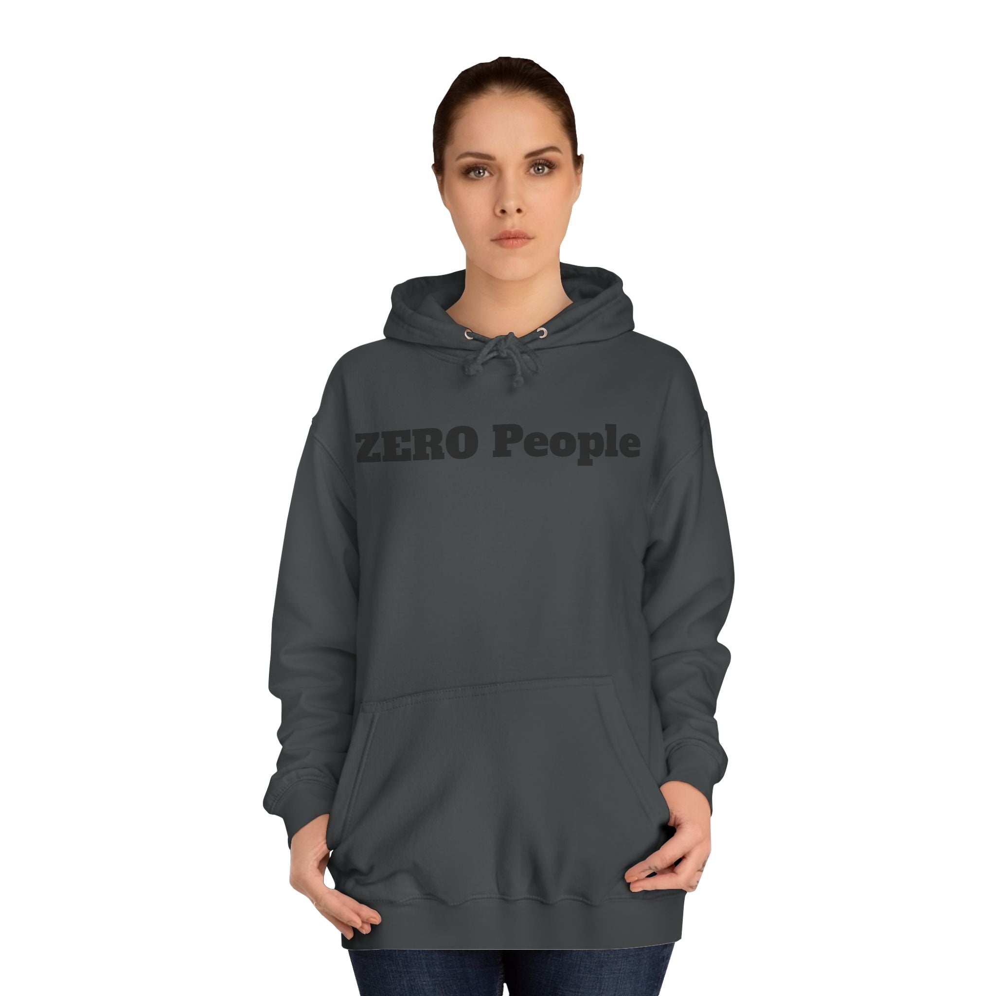 ZERO People Hoodie — Minimalist Statement Pullover
