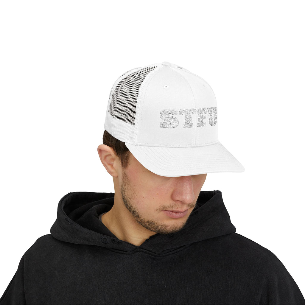 STFU Trucker Cap — Embroidered Snapback Hat