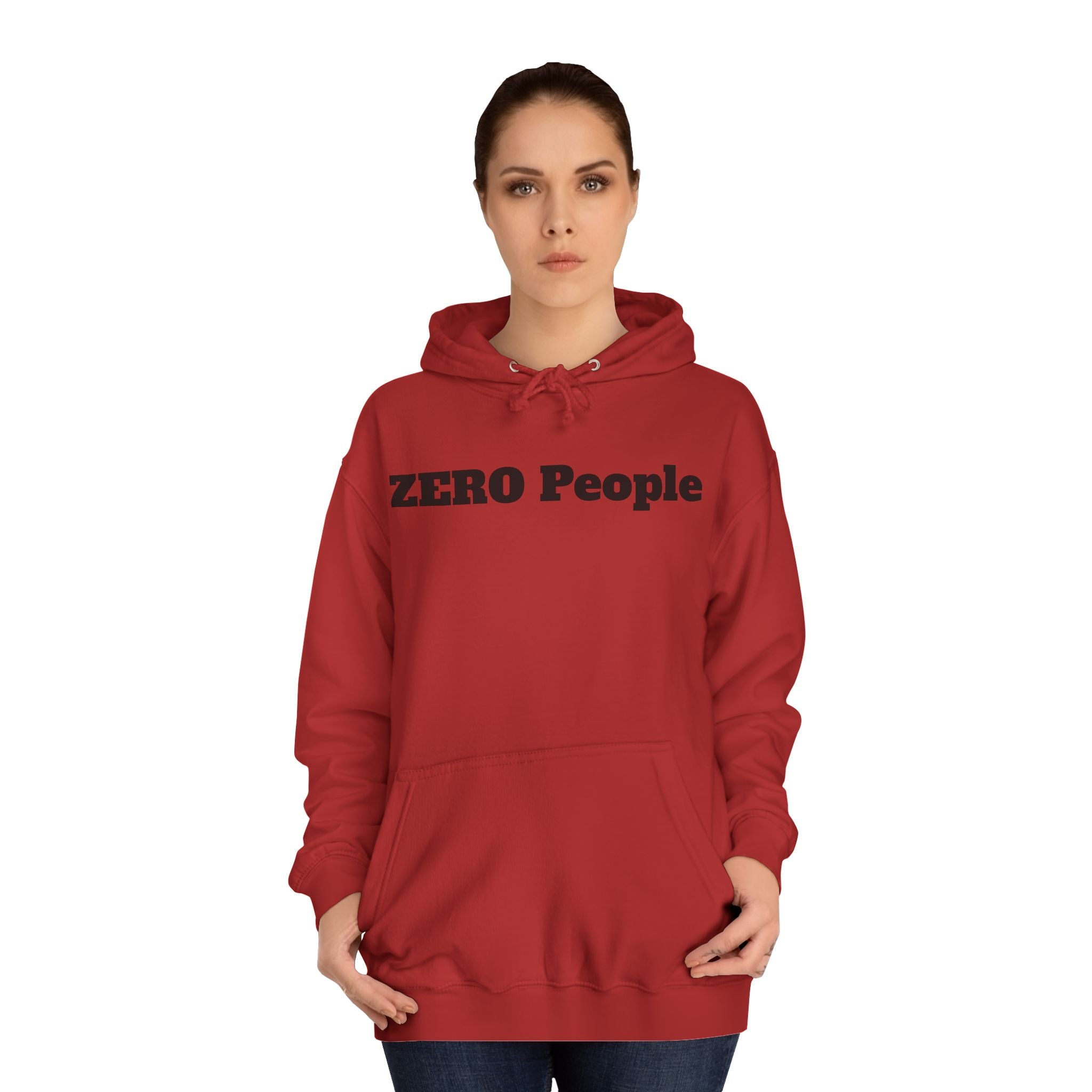 ZERO People Hoodie — Minimalist Statement Pullover