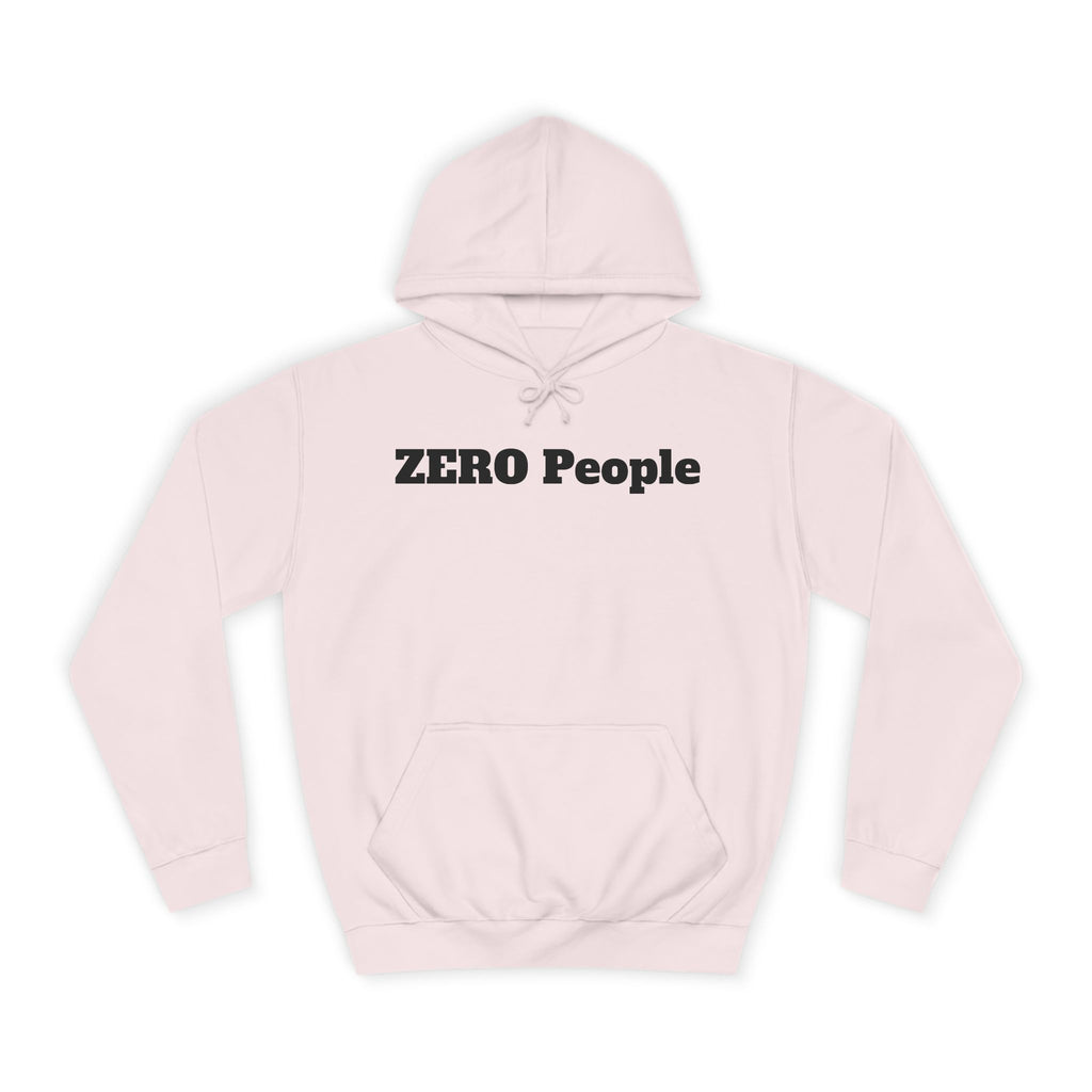 ZERO People Hoodie — Minimalist Statement Pullover