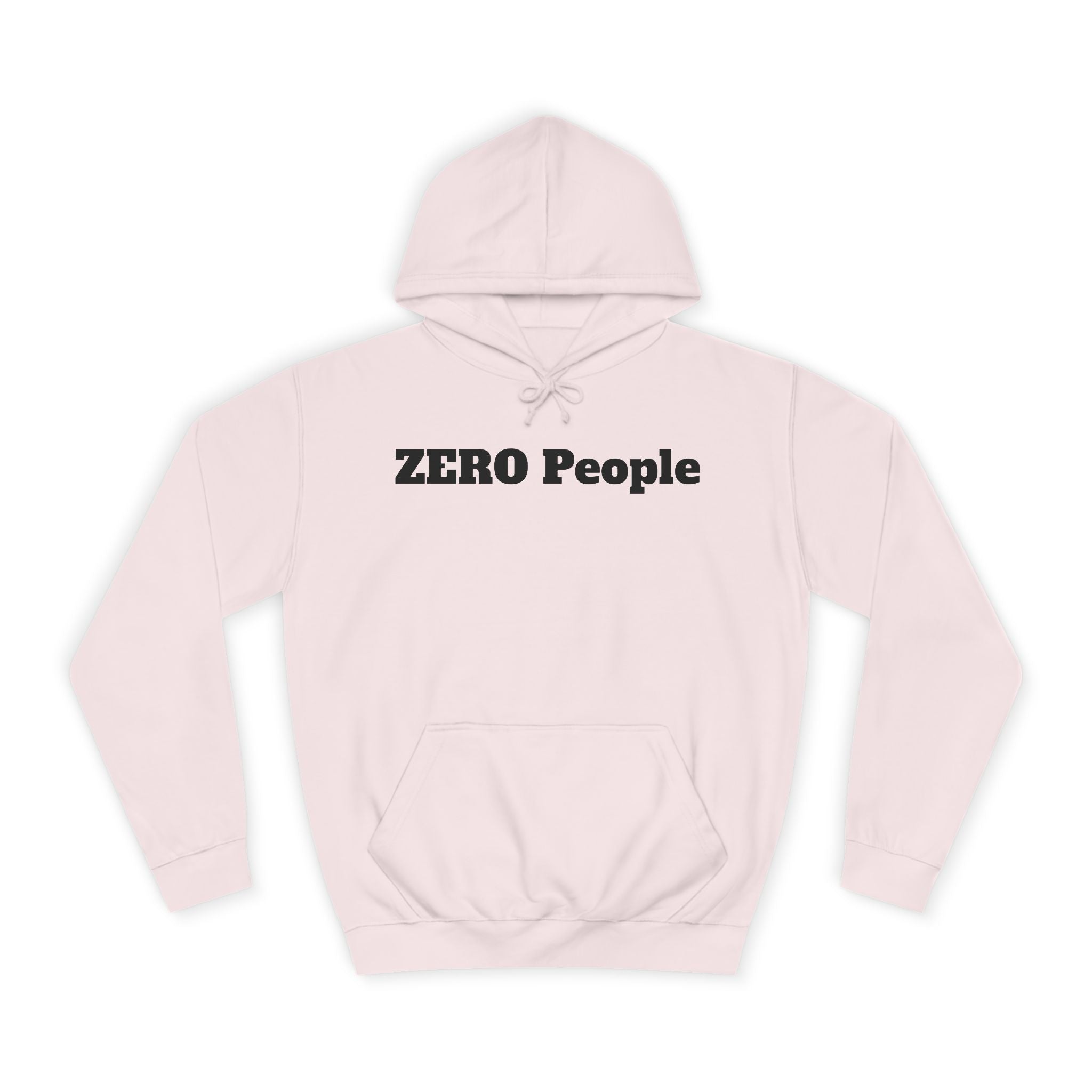 ZERO People Hoodie — Minimalist Statement Pullover