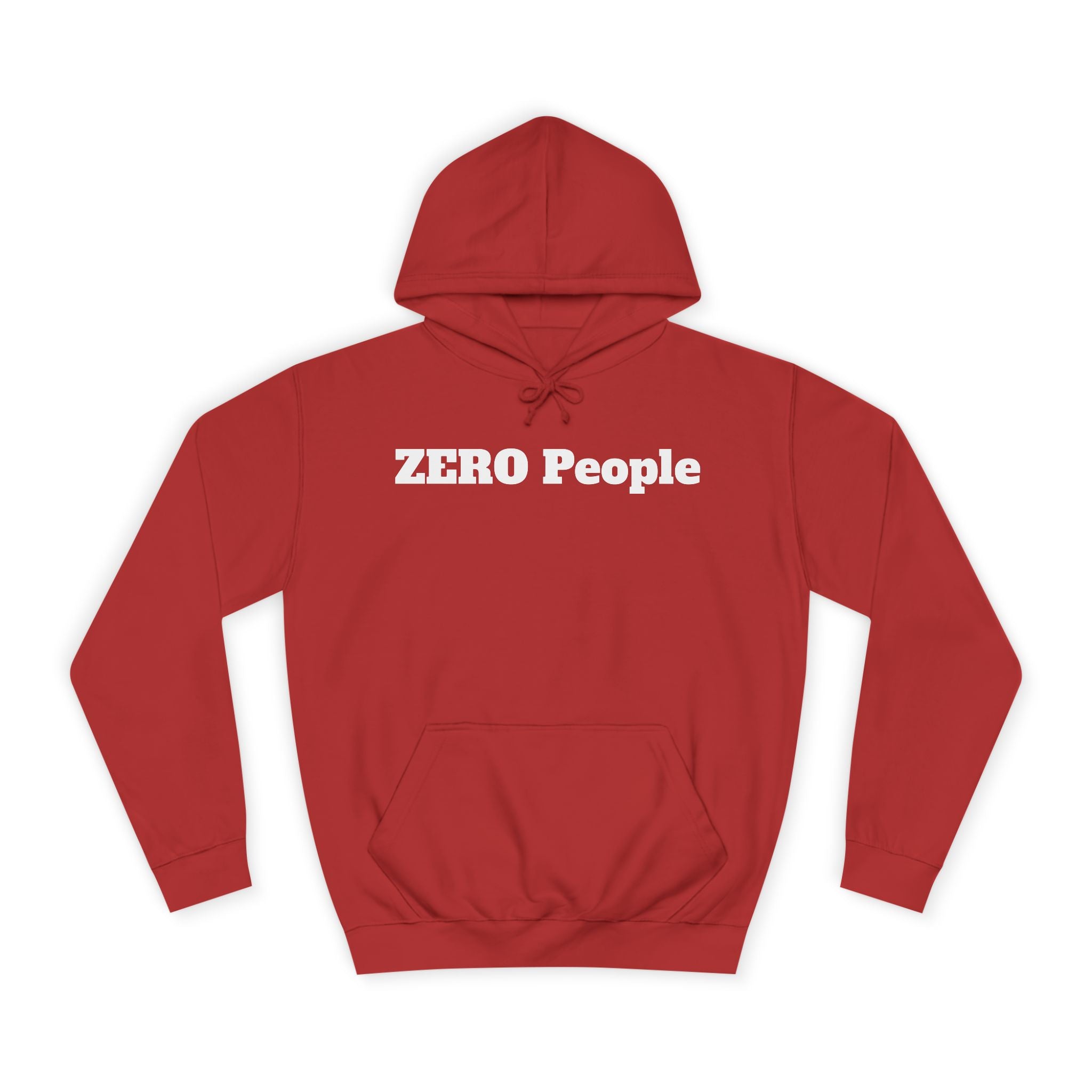 Copy of ZERO People Hoodie — Minimalist Statement Pullover