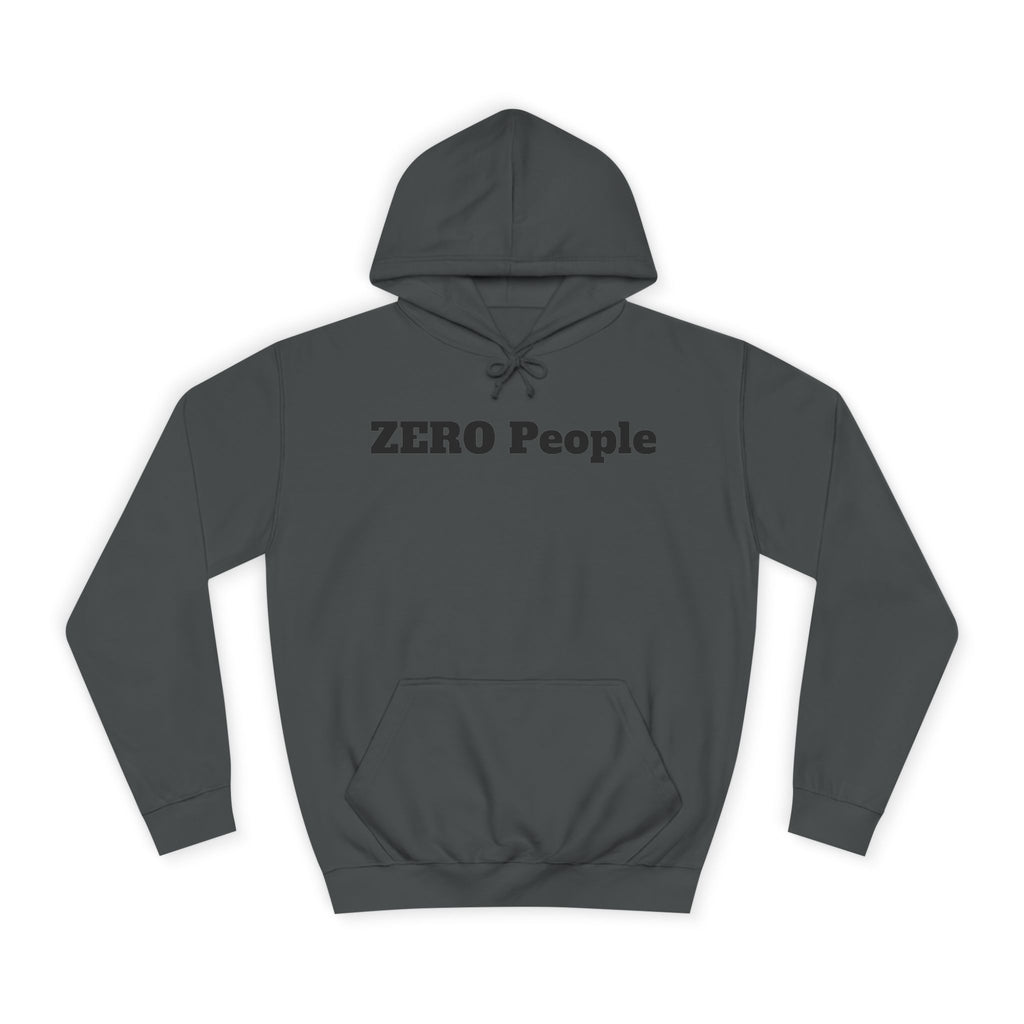 ZERO People Hoodie — Minimalist Statement Pullover