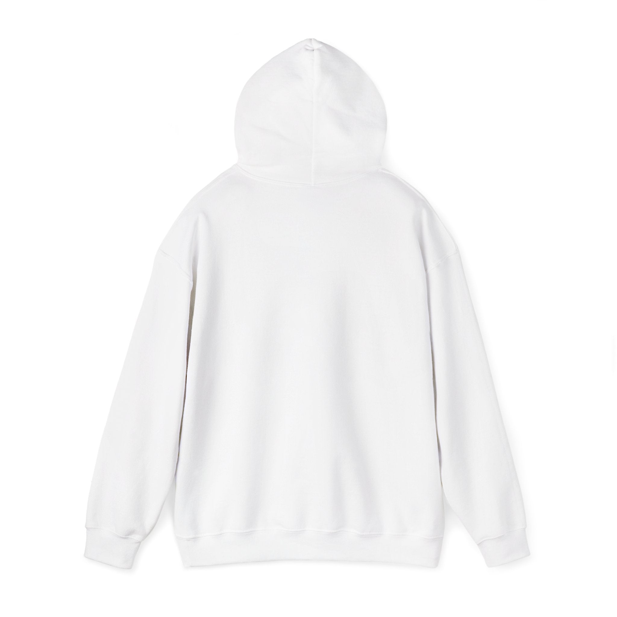 Hoodie "Say It Baby Sexy" Circular Text Graphic – Minimal White Pullover
