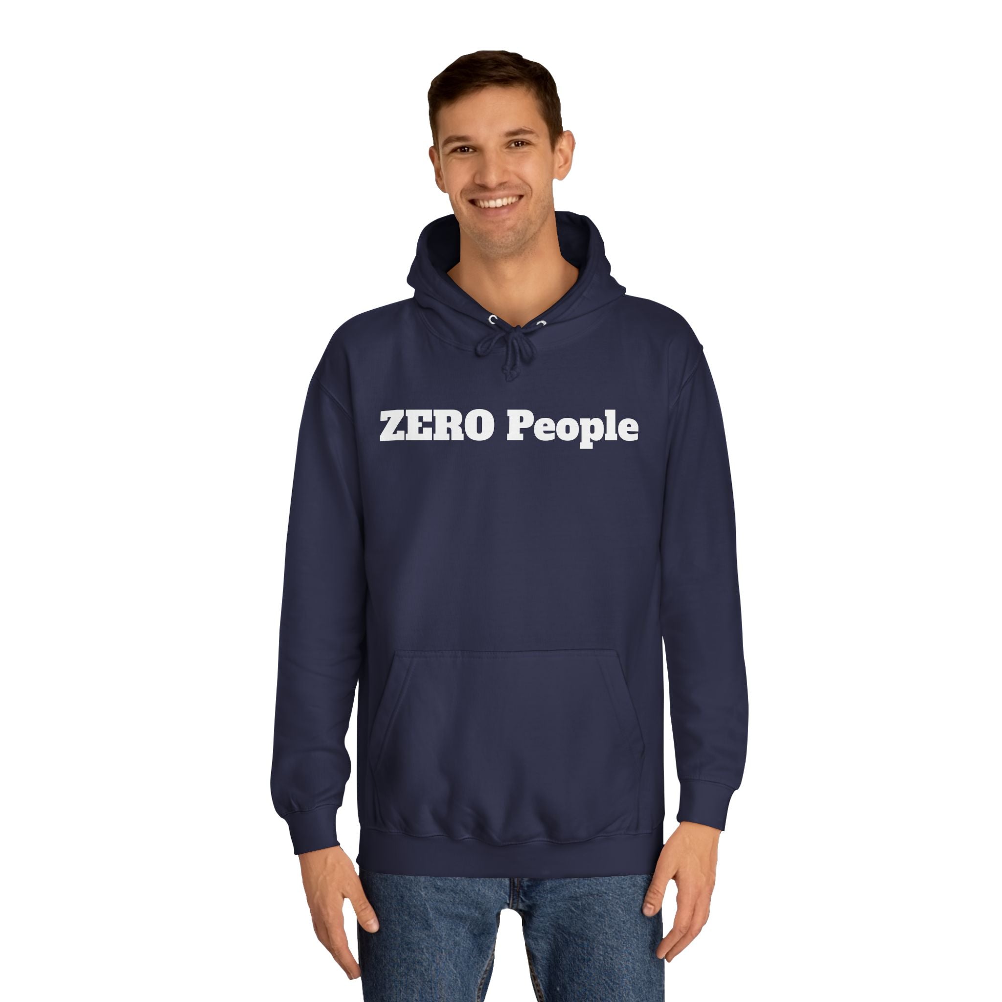 Copy of ZERO People Hoodie — Minimalist Statement Pullover