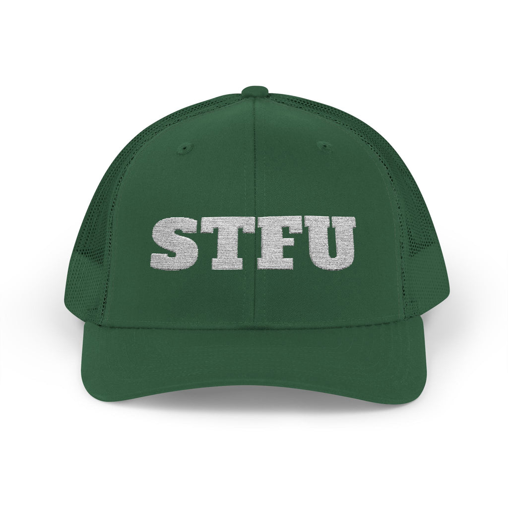 STFU Trucker Cap — Embroidered Snapback Hat