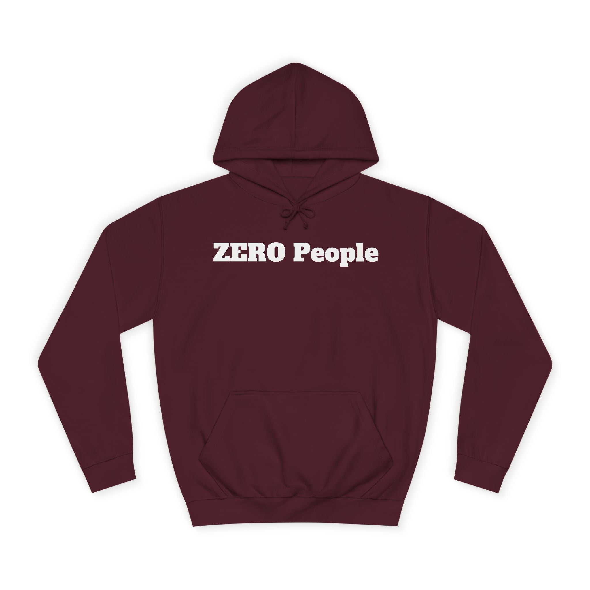 Copy of ZERO People Hoodie — Minimalist Statement Pullover